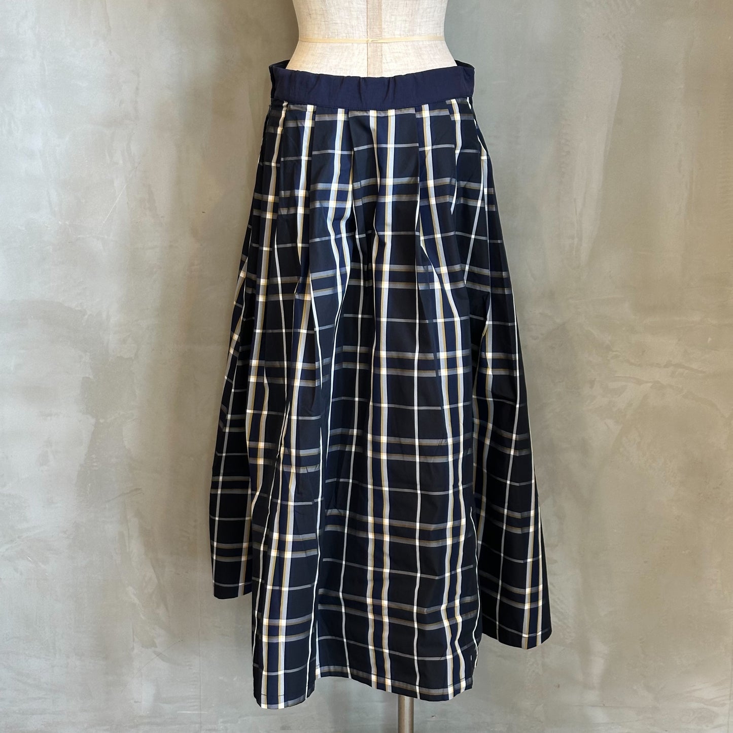 【KELEN】FERINAチェック柄Aラインスカート