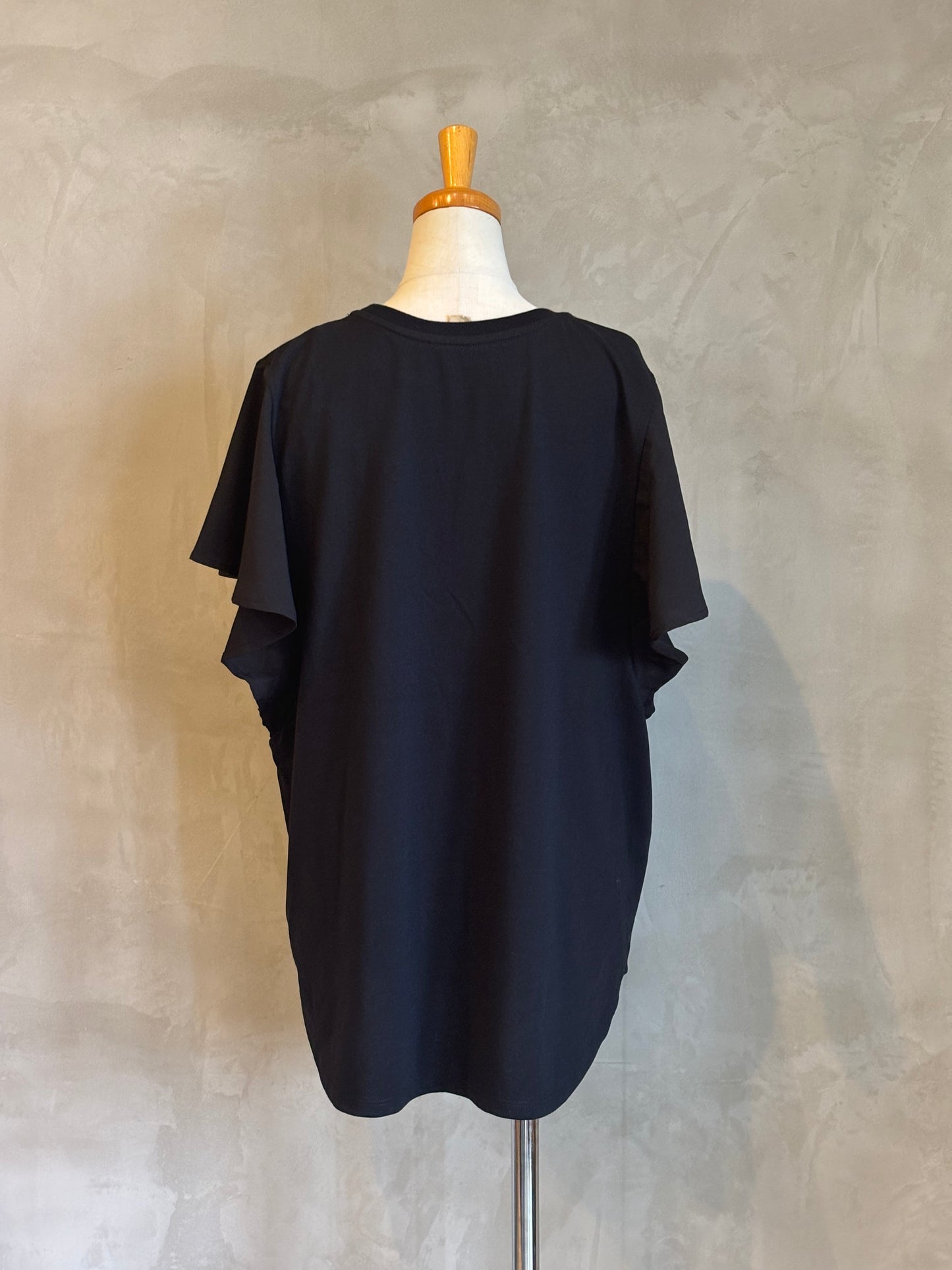 【botanical】USAコットンフリル袖ロゴTee