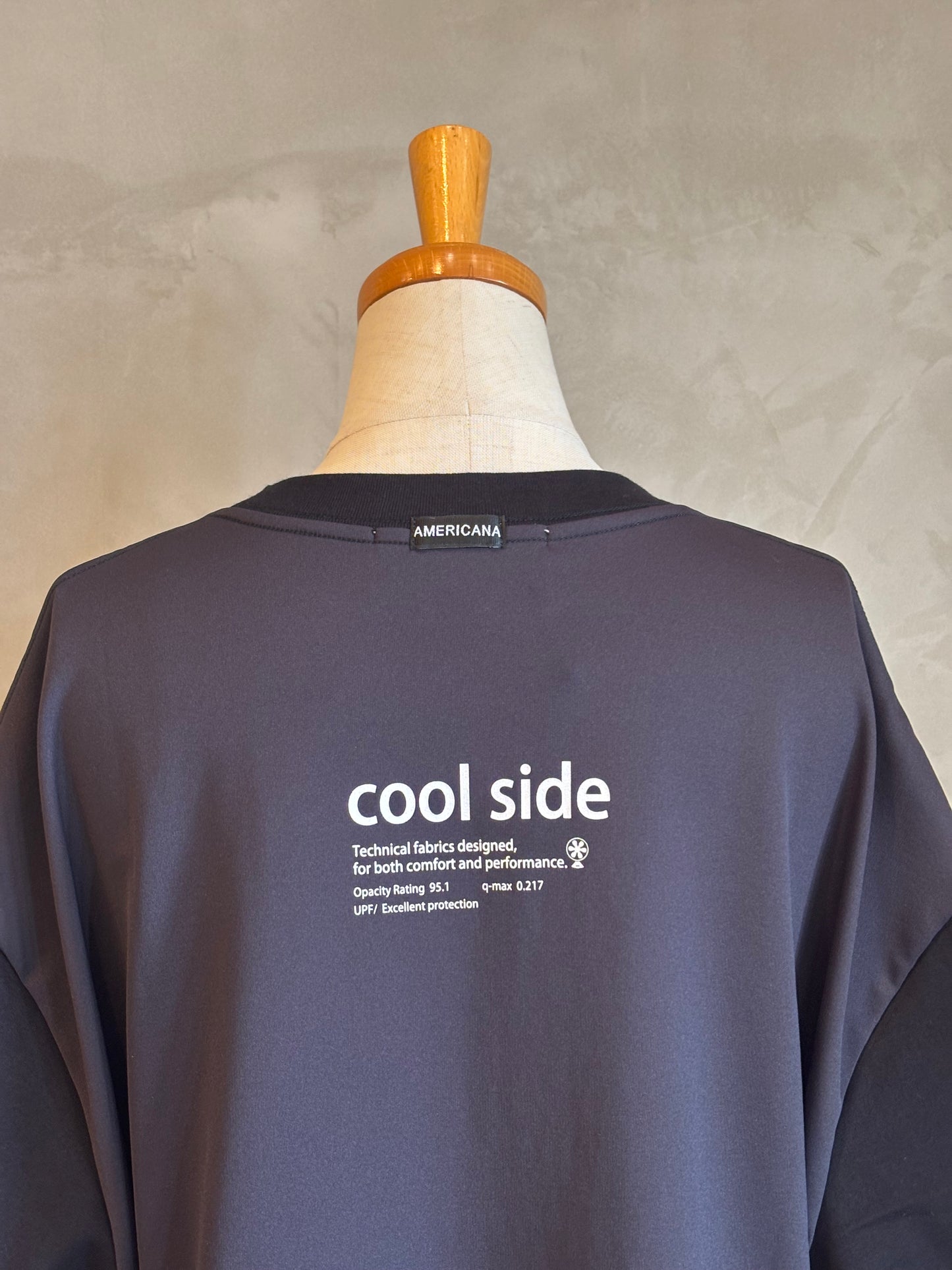 【AMERICANA】バック切替プリントTシャツ