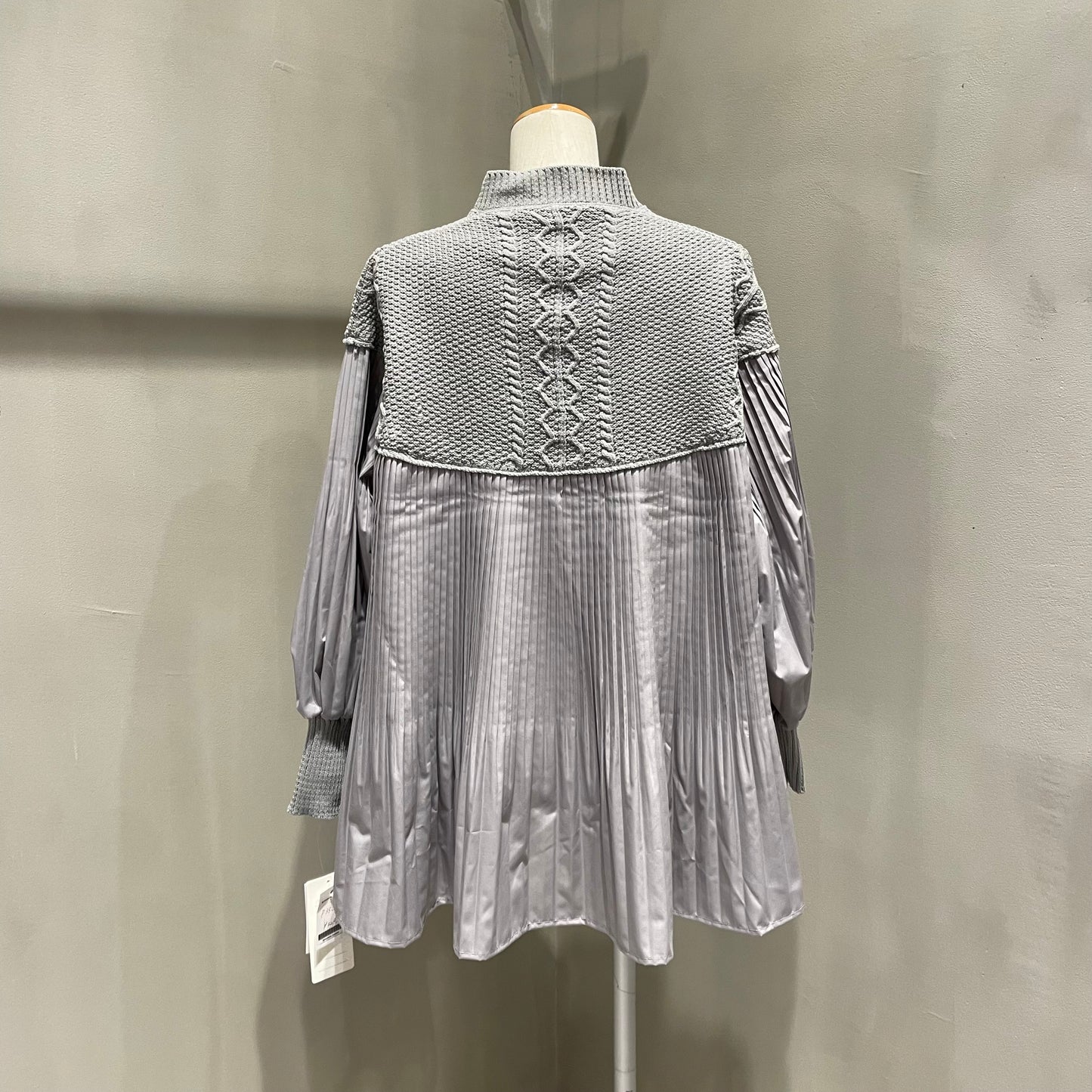 【botanical】消しプリーツニットプルオーバー