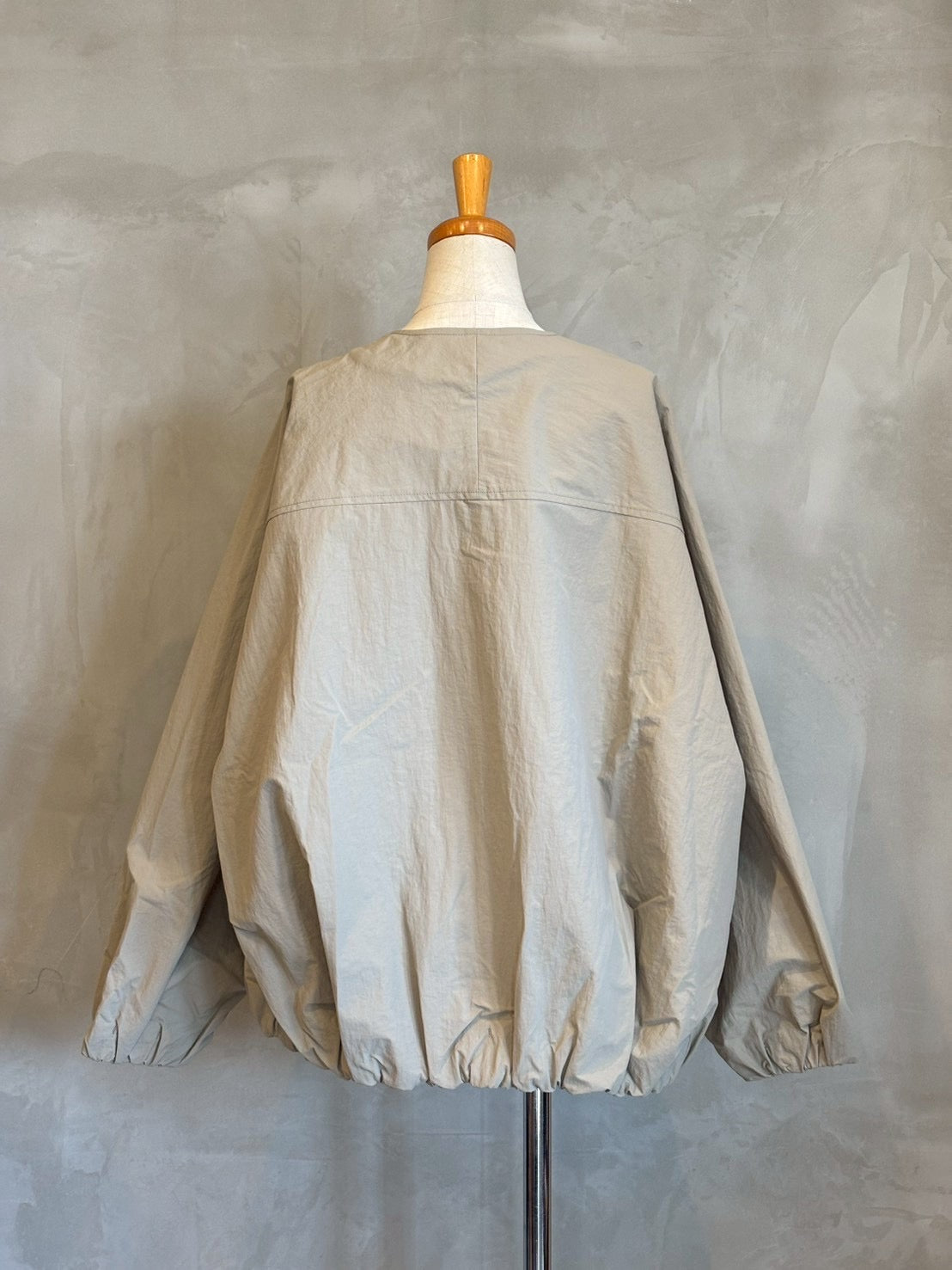 【maomade】ヴィンテージウェザーバルーンシルエットZIP UPジャケット