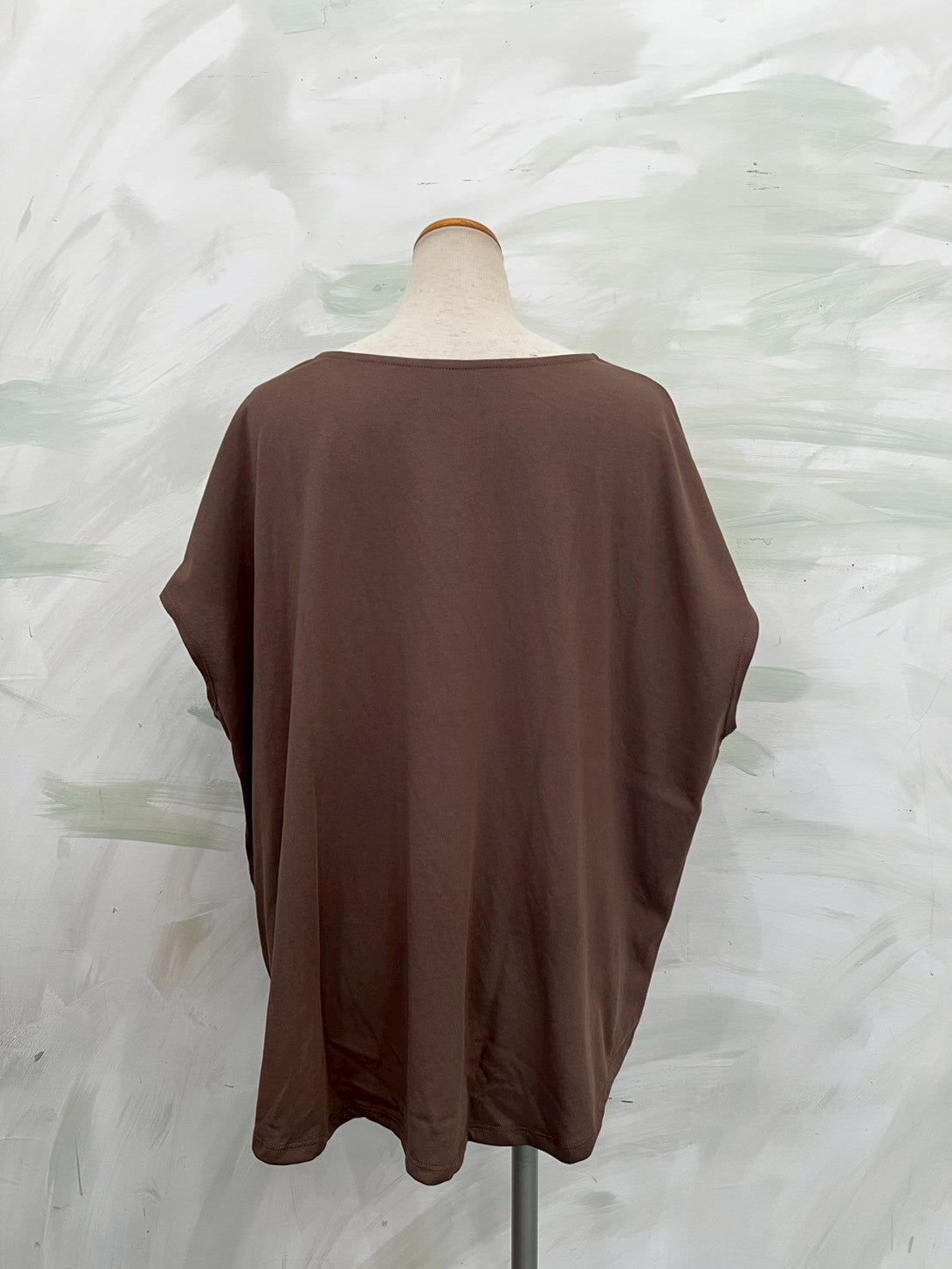 【botanical】USAコットン 前後2WAY フレンチオーバーロゴTシャツ