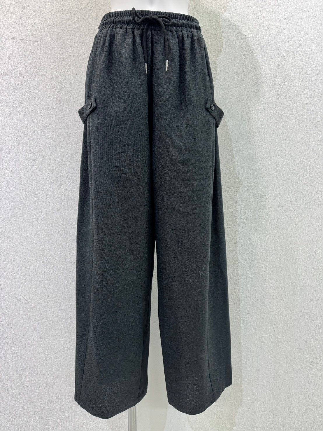 【予約商品】CYAN TOKYO リネンライクアジャストワイドパンツ