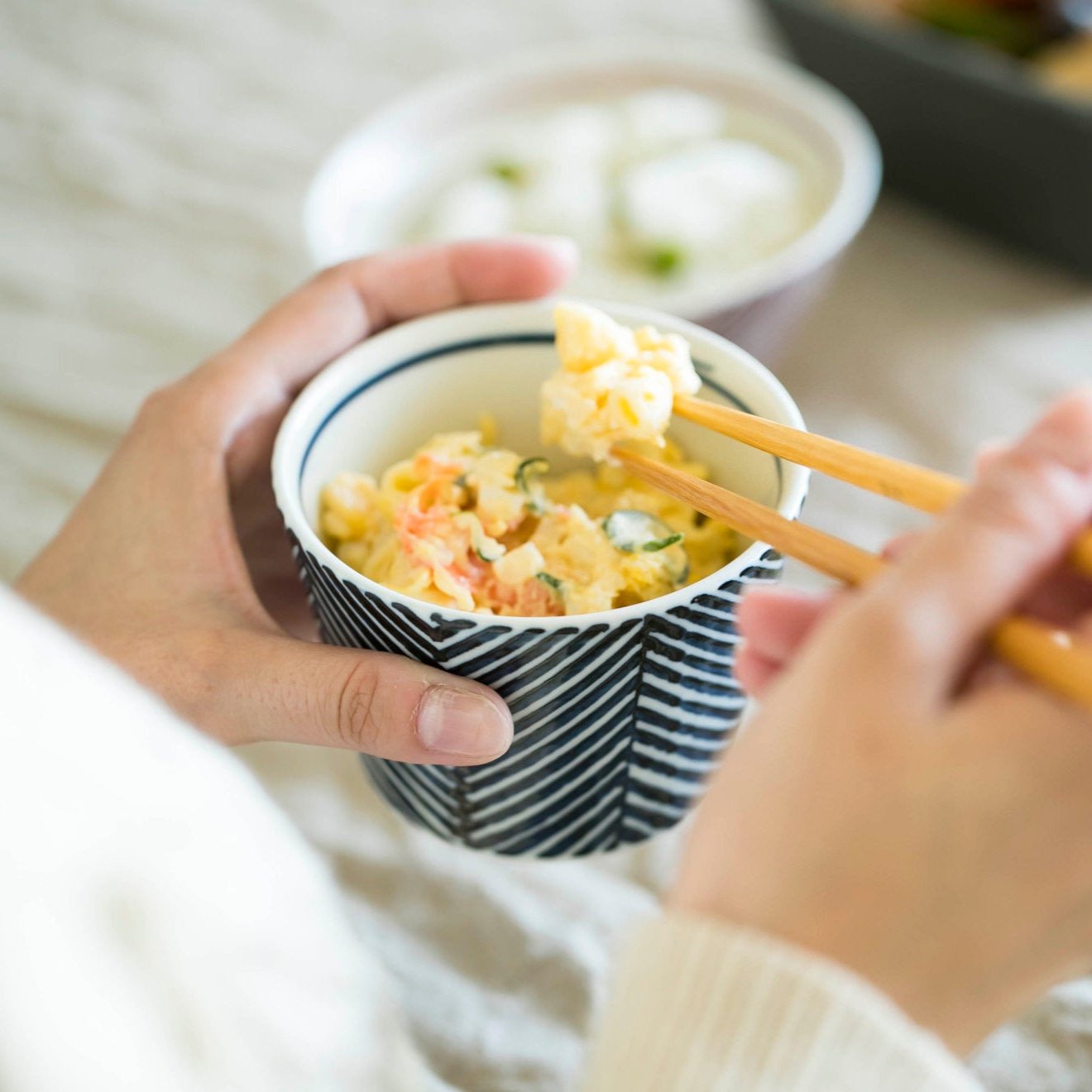 【長崎】波佐見焼 アイユー ORIME そば猪口 ブラウン