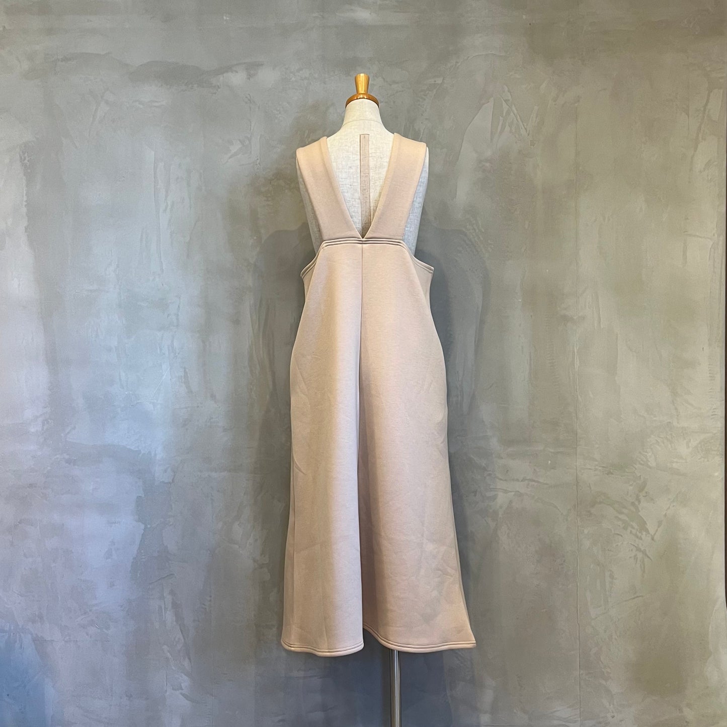 botanical//パールボタンサロペットワンピース