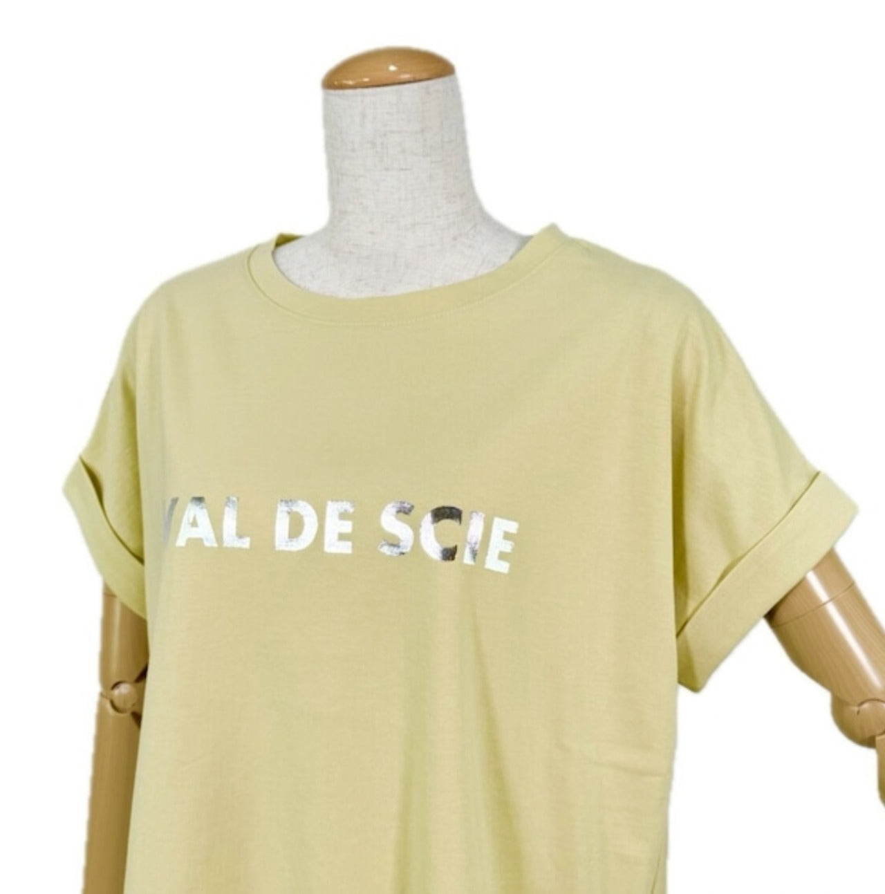 【CLOCHE】ロールアップフレンチスリーブTシャツ