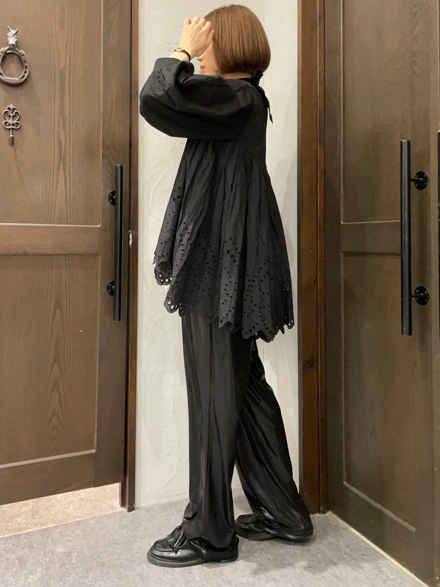 【THOMAS MAGPIE】レースフリルプルオーバー