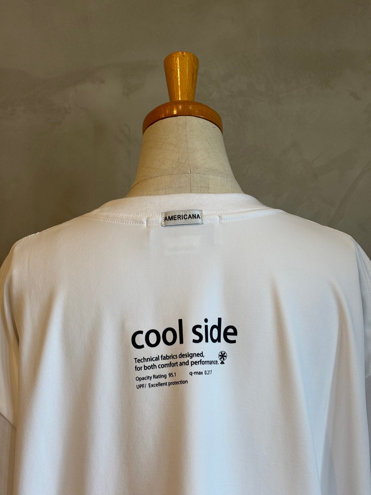 【AMERICANA】バック切替プリントTシャツ