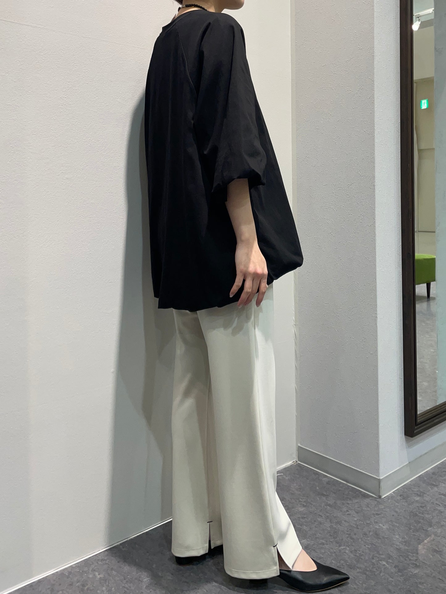 【YENN】バルーンチュニックカットソー