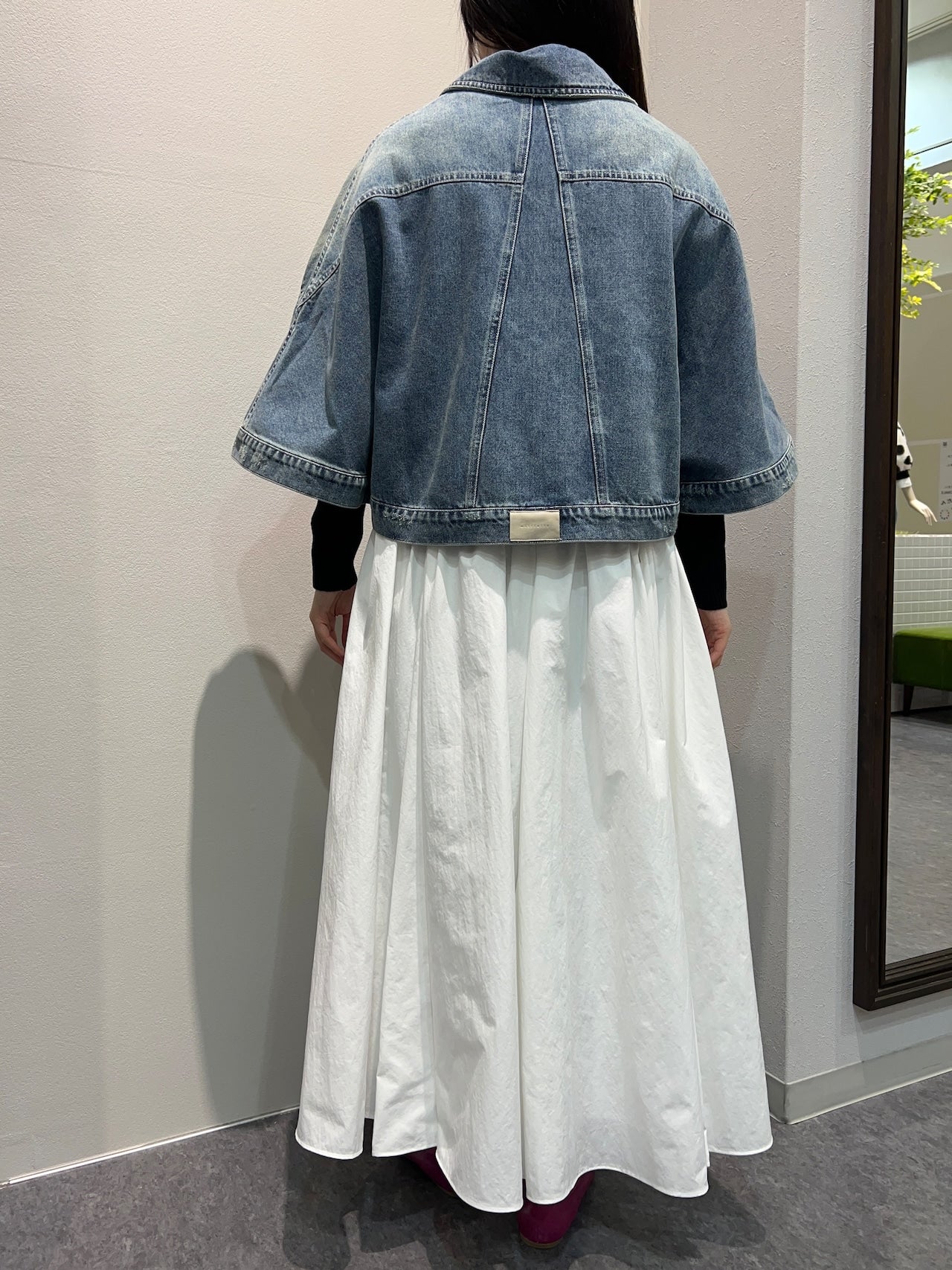 【WILLFULLY】デニムポンチョ