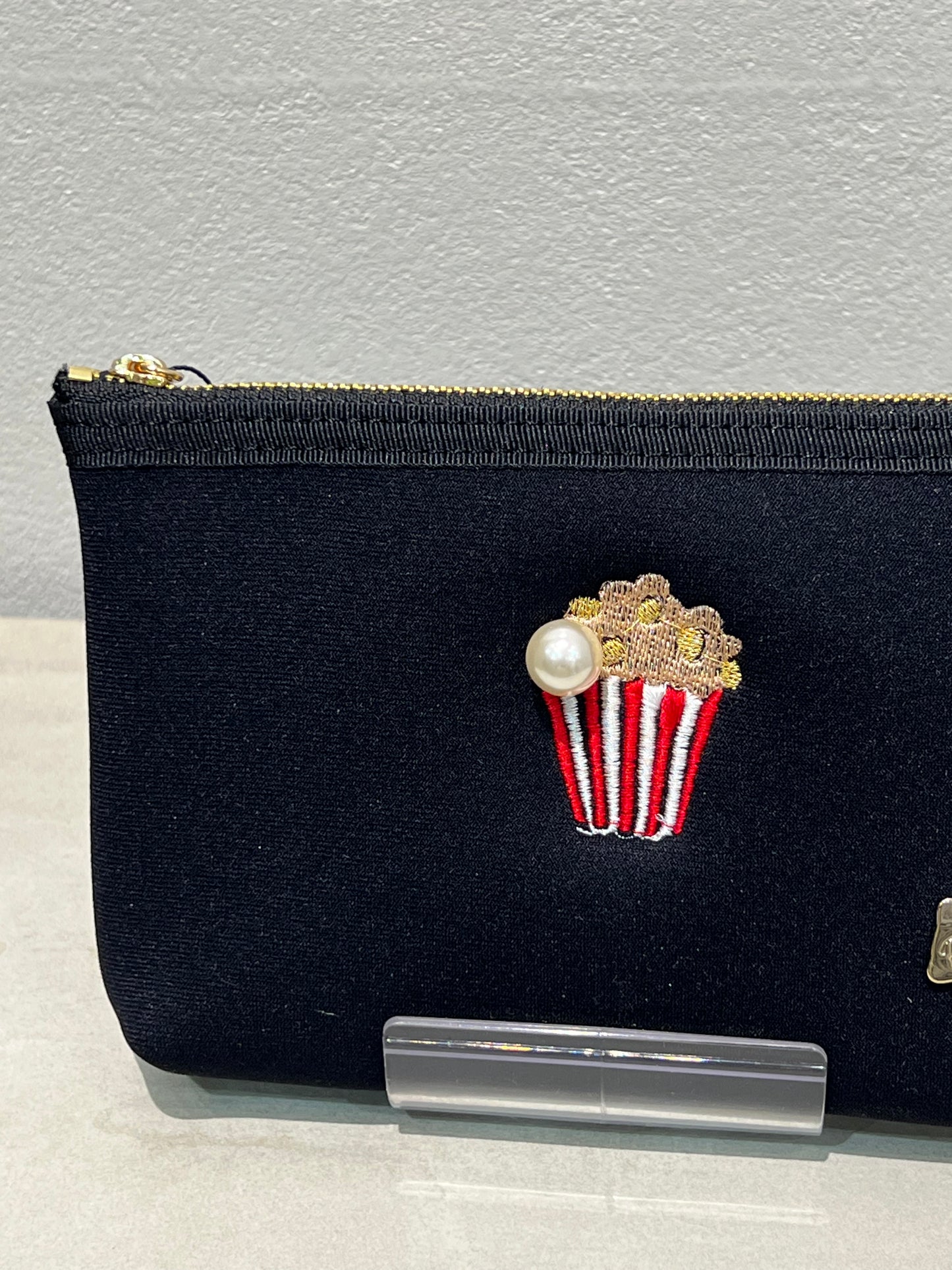 【Rapture】ネイプルズ モチーフ刺繍ポーチ -Sサイズ-