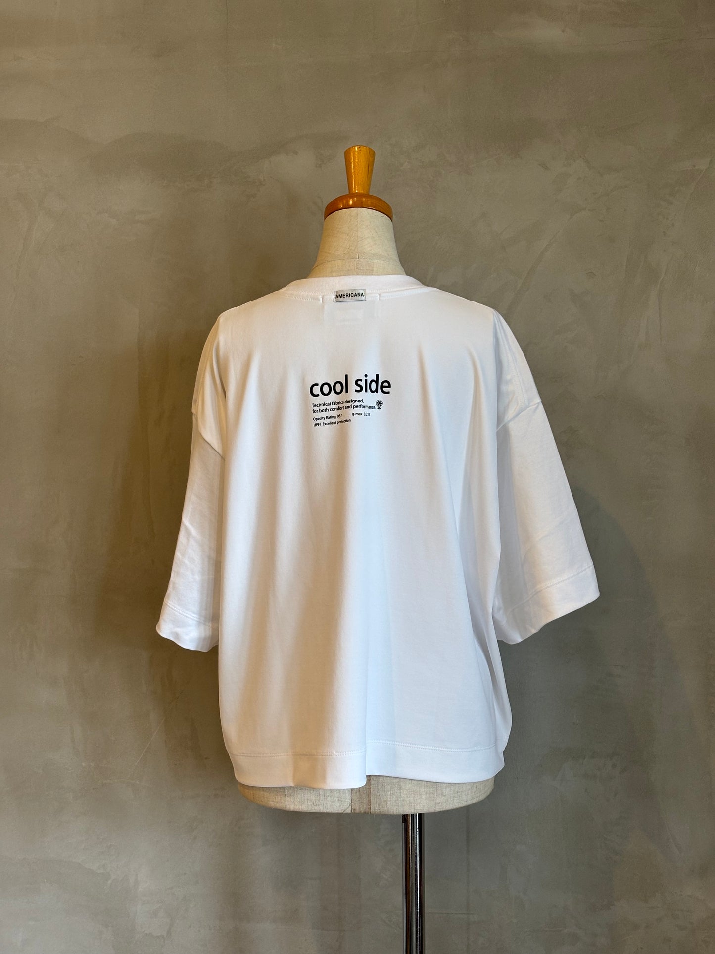 【AMERICANA】バック切替プリントTシャツ