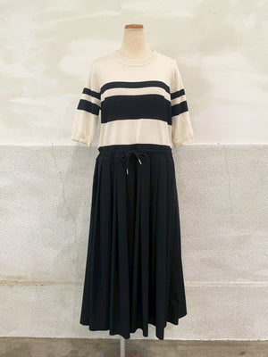 【botanical】プリーツスカートワンピース