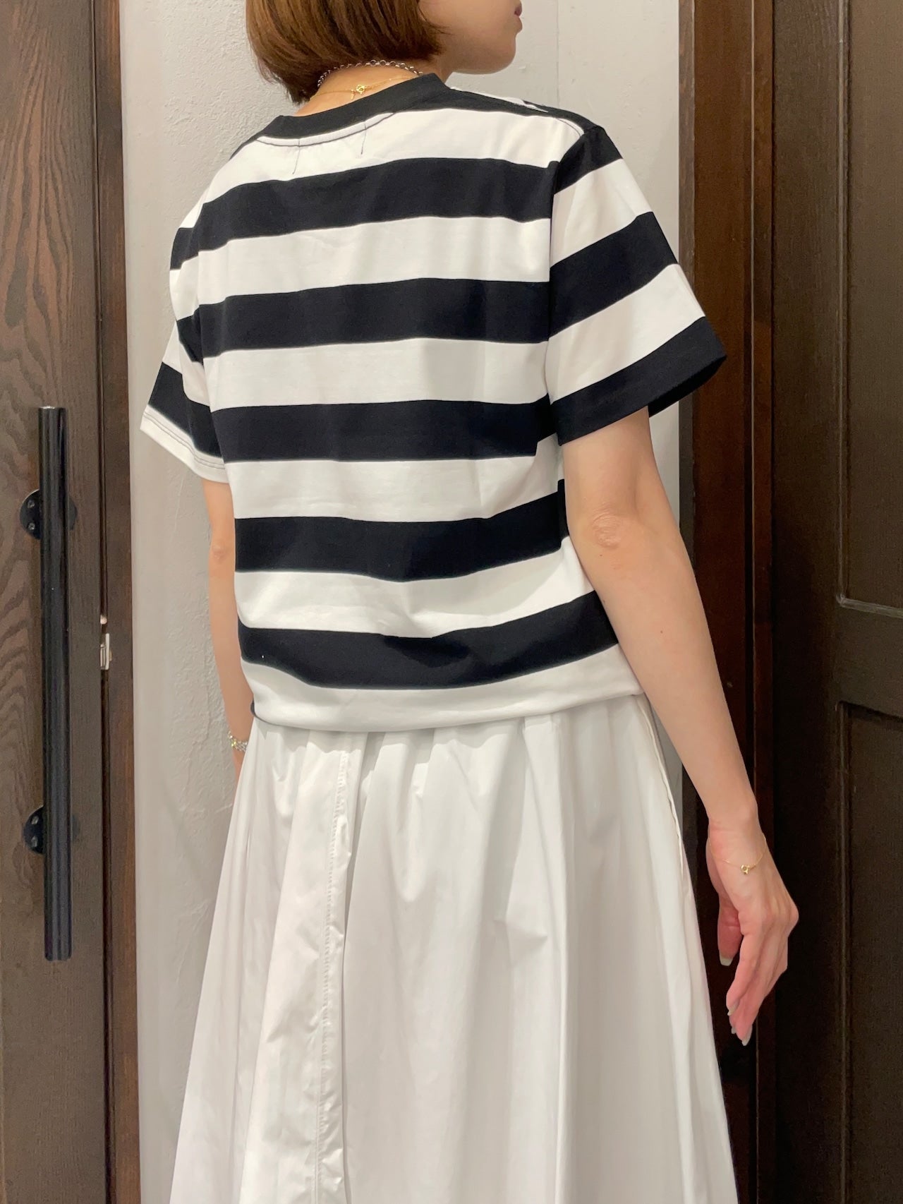 【MICALLE MICALLE】CIAOボーダーTシャツ