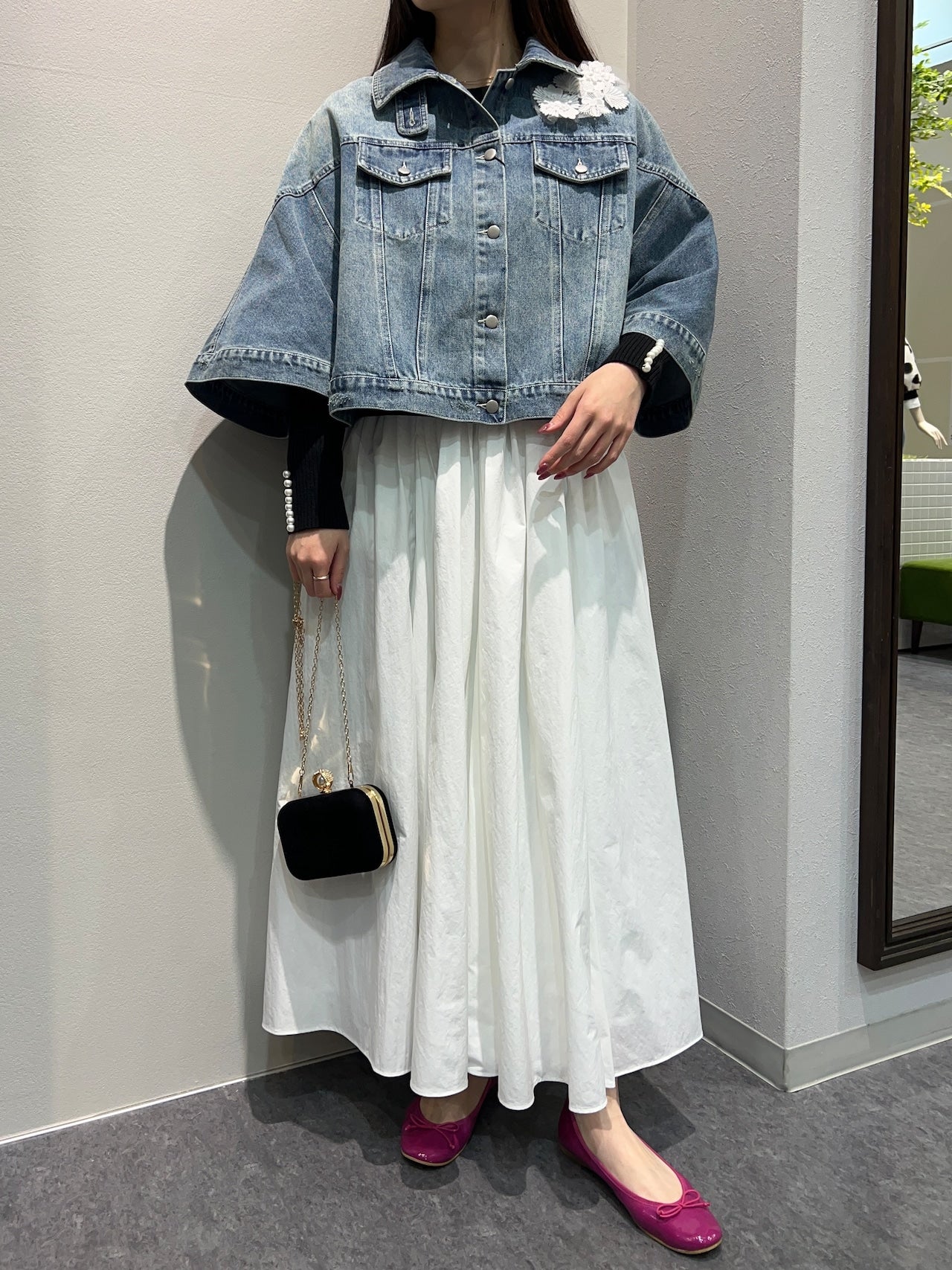 【WILLFULLY】デニムポンチョ