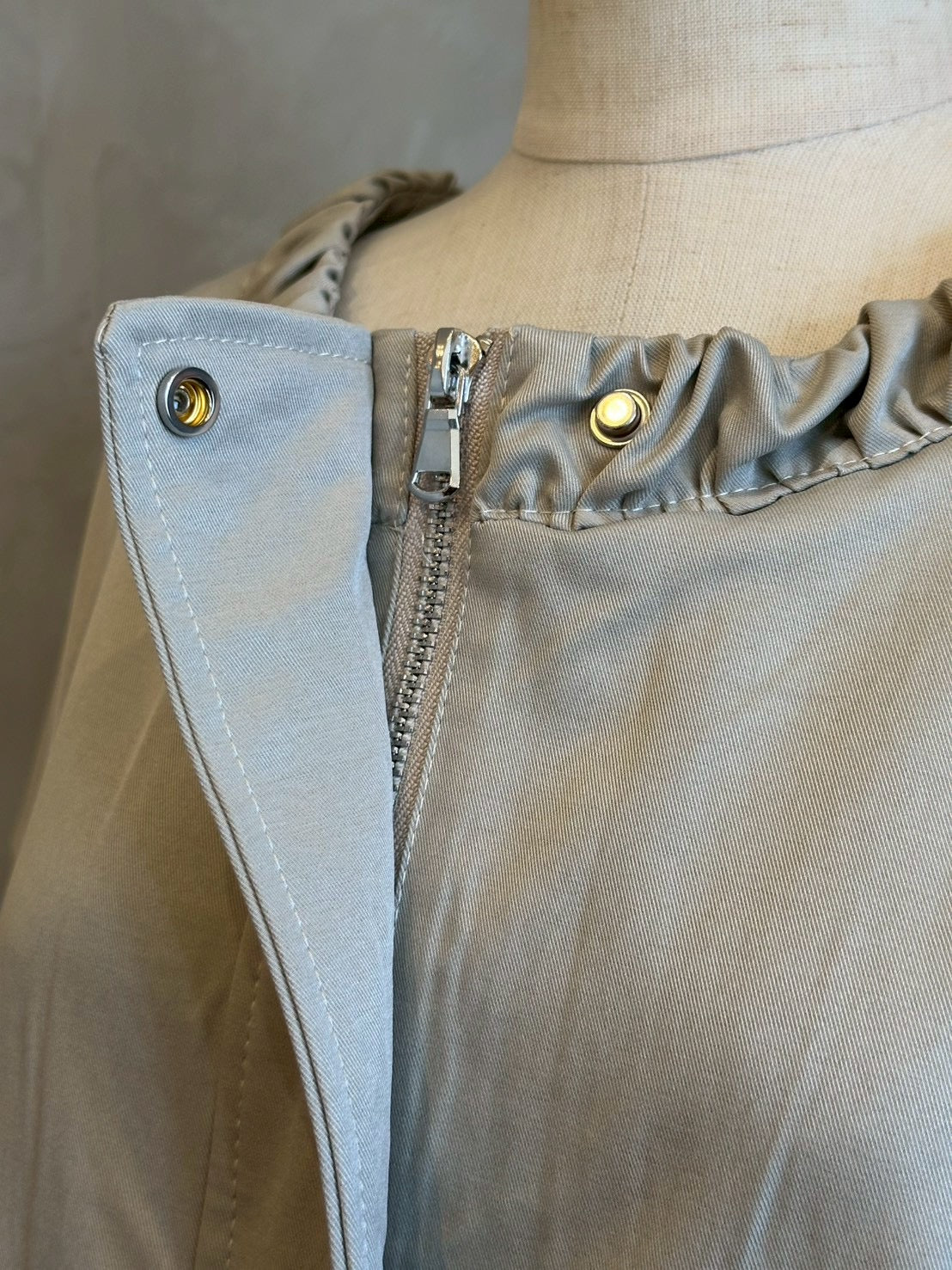 【botanical】ギャザーネックブルゾン