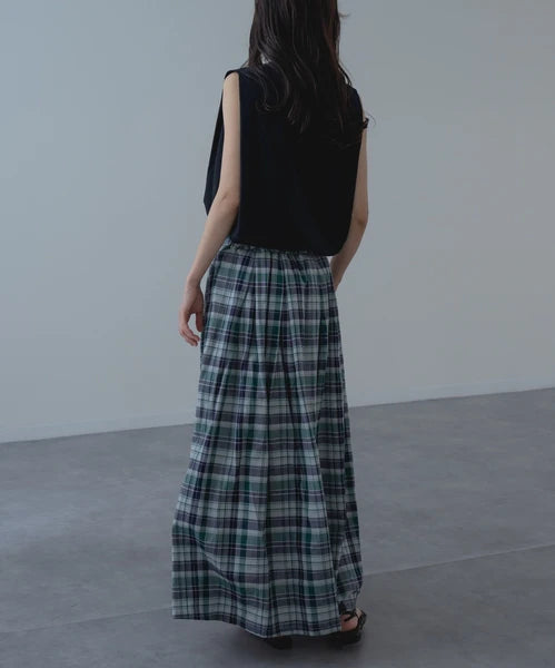 【botanical】肩タックノースリーブプルオーバー