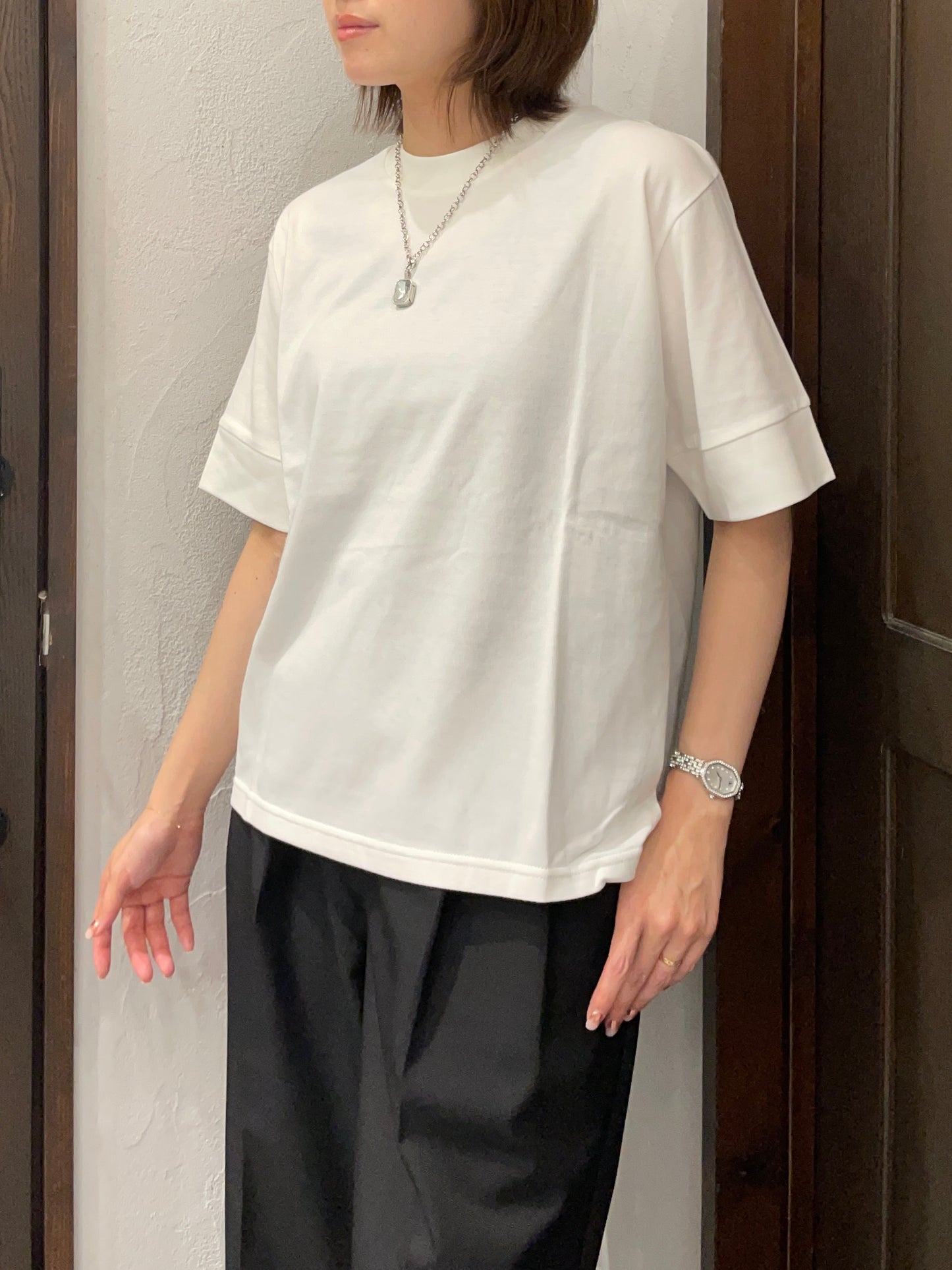 【MARECHAL TERRE】バックロゴテープデザインTシャツ