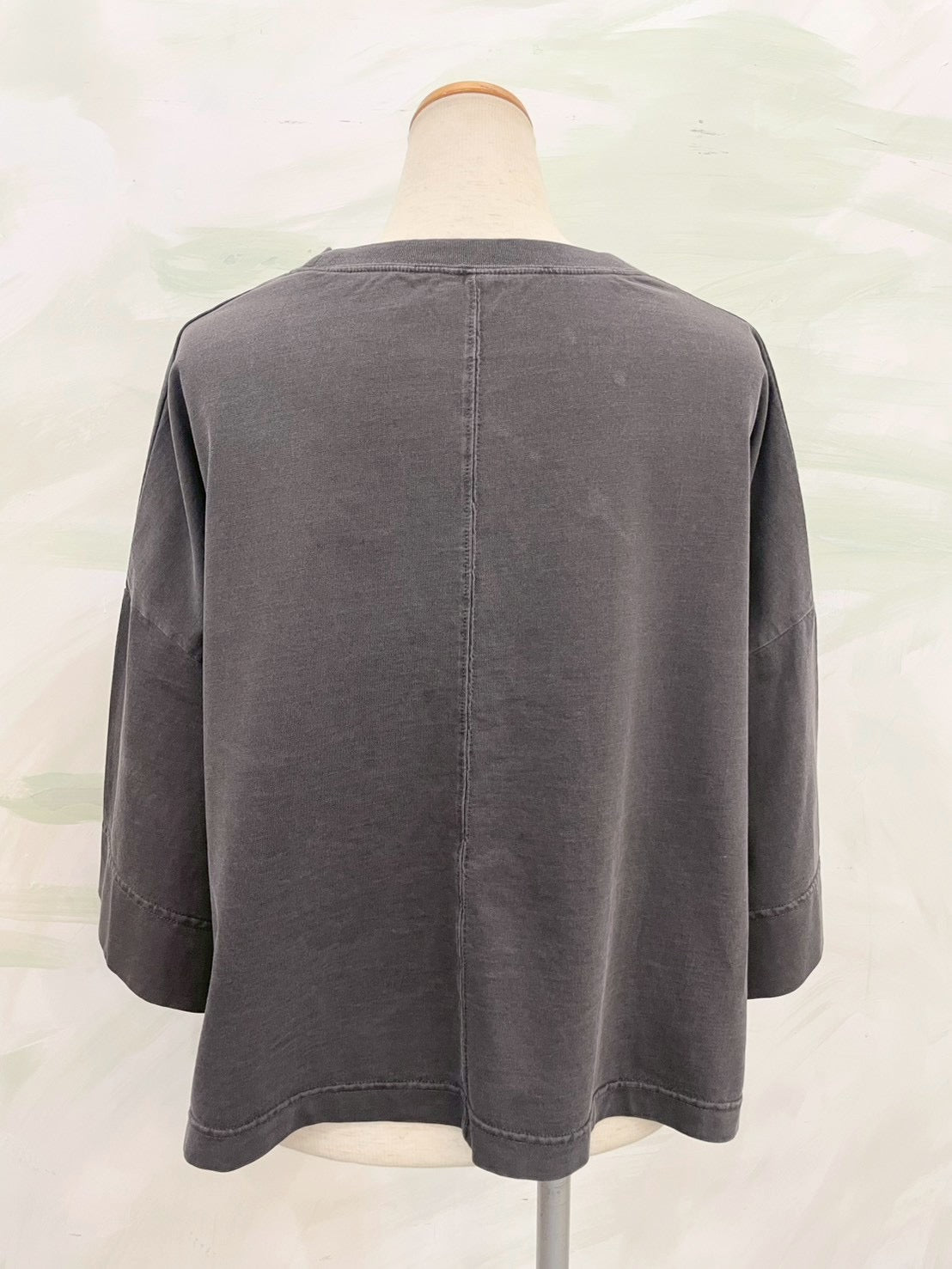 【botanical】ピグメント製品染め オーバーロゴTシャツ