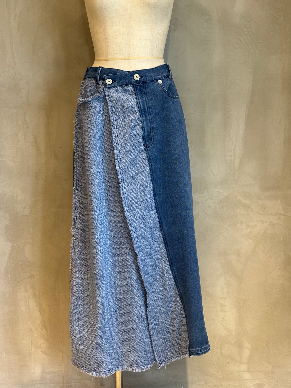 〈10/1ライブ紹介商品〉【CYNICAL】デニムジャガードスカート（セットアップ対応）