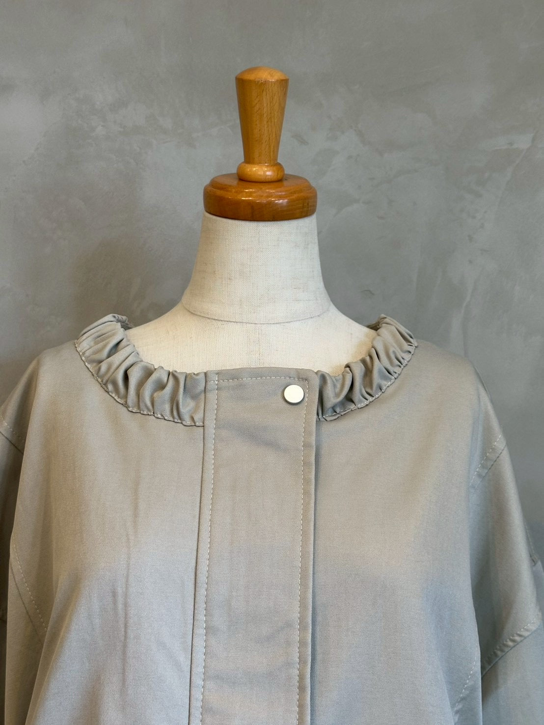 【botanical】ギャザーネックブルゾン