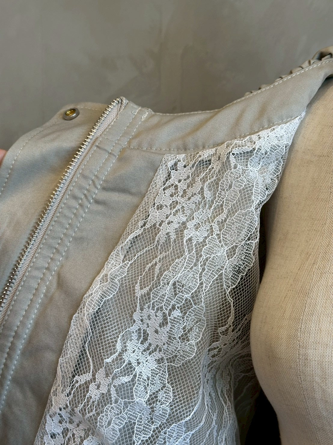 【botanical】ギャザーネックブルゾン