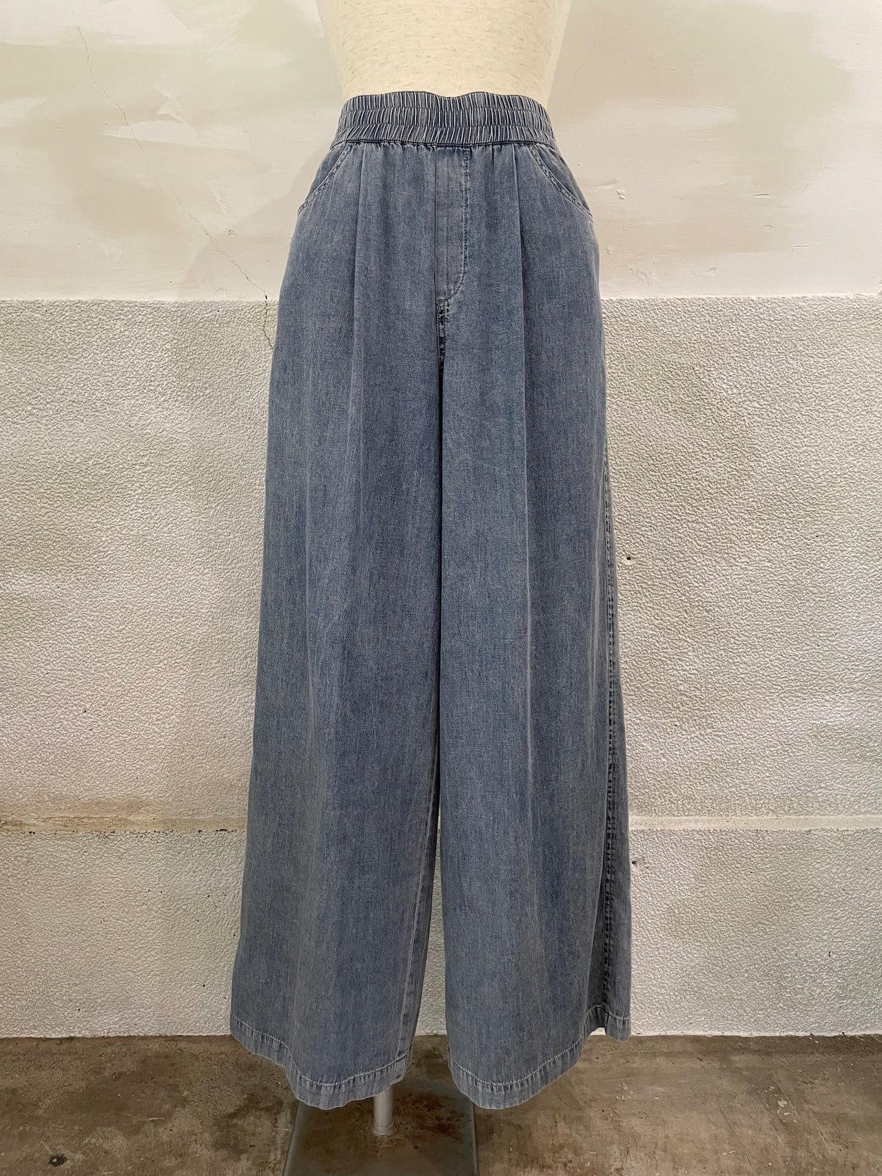 【BLUE FRONCE】テンセルデニムパンツ