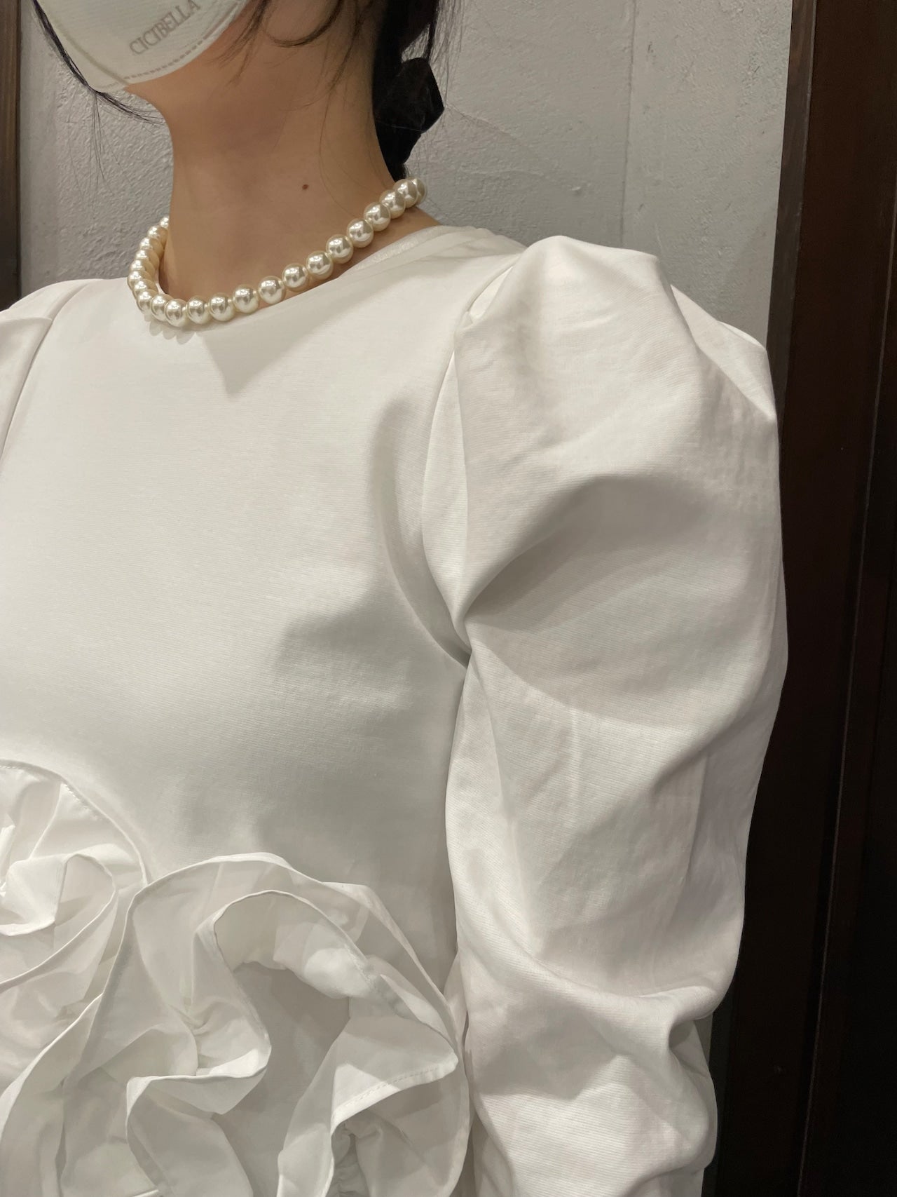 【PICCIN PERLA】裾フリルプルオーバー