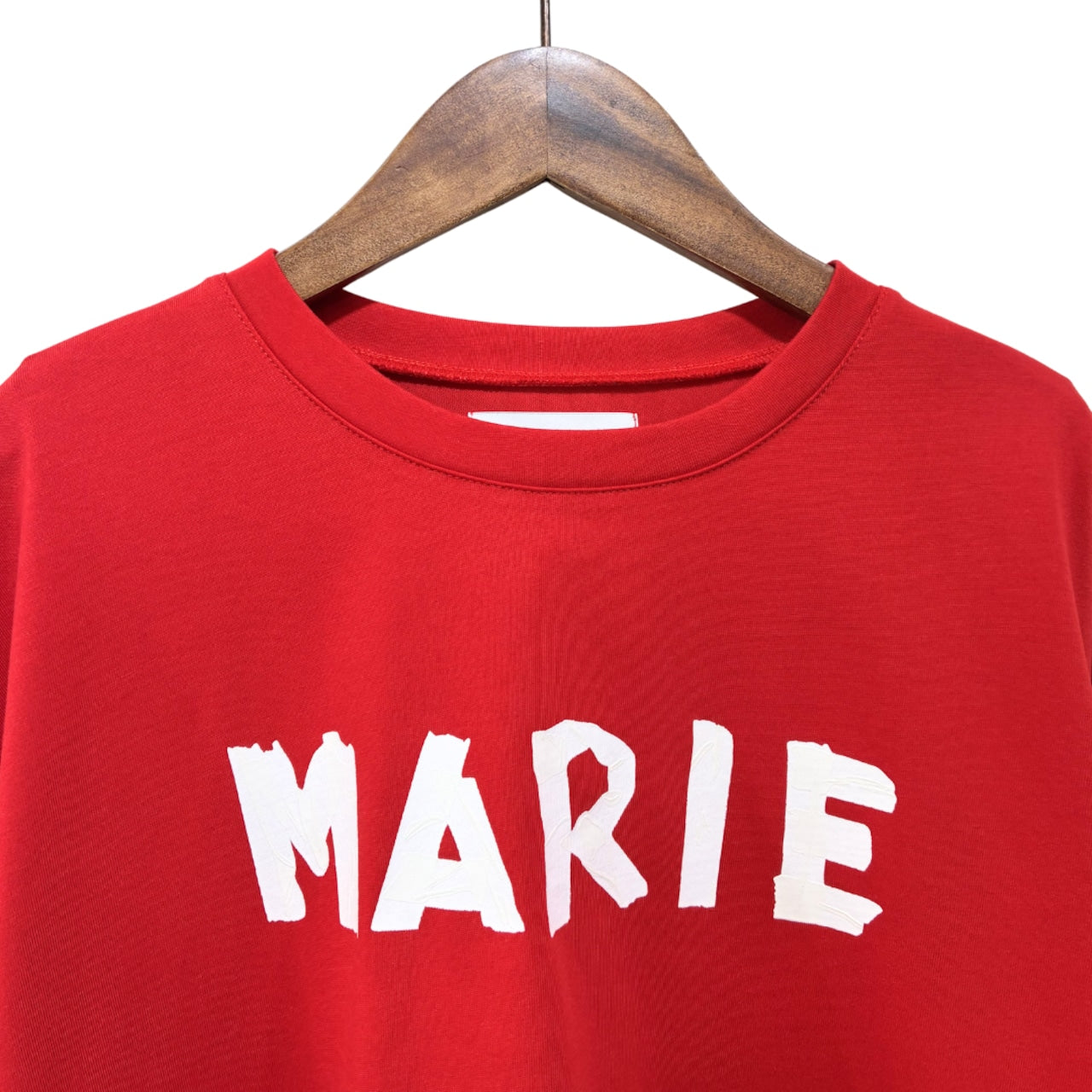 【MARIED'OR】テープロゴ5分袖Tシャツ