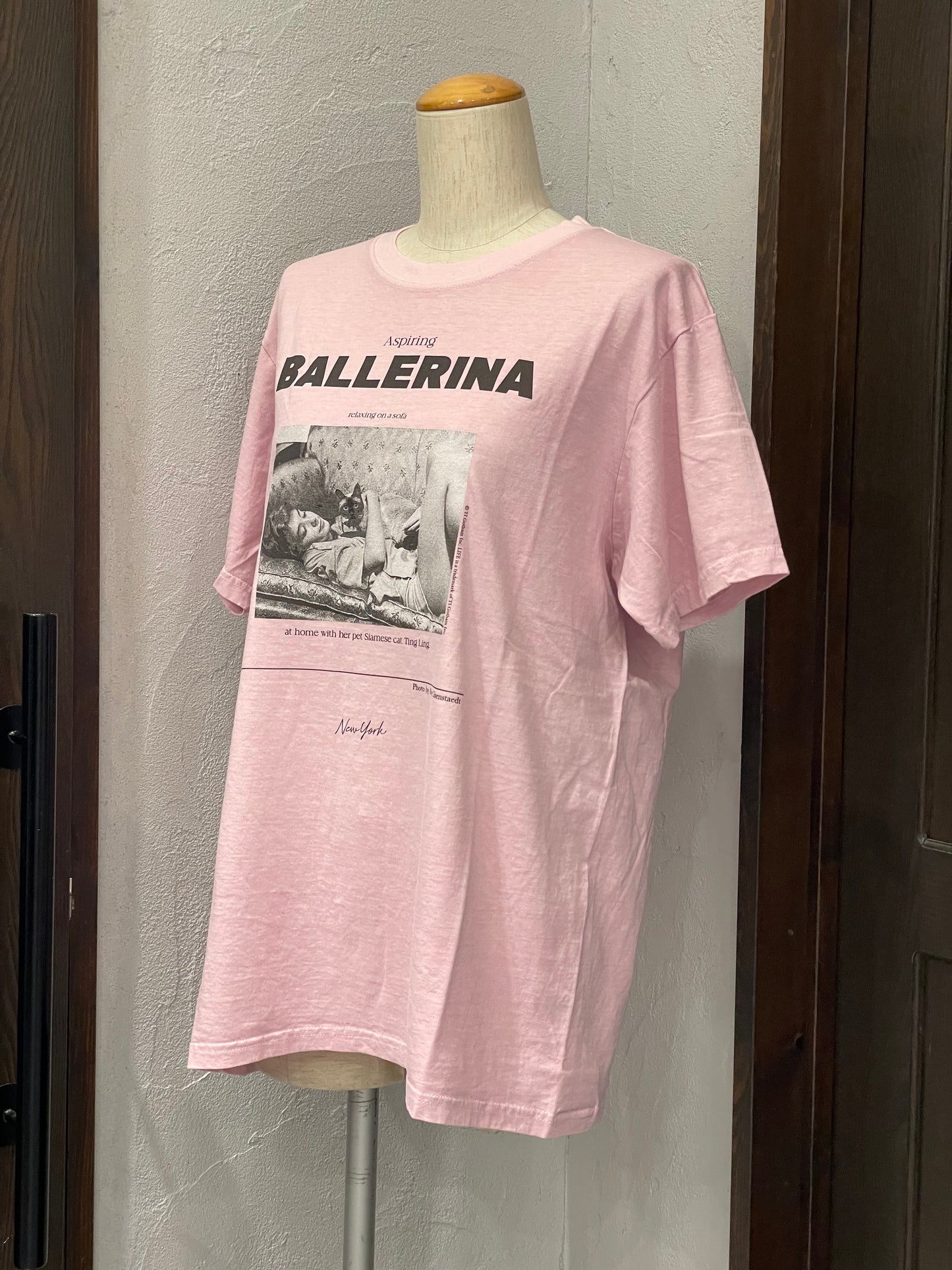 【GOOD ROCK SPPED】/Ballerina Photo Graphic T-Shirt