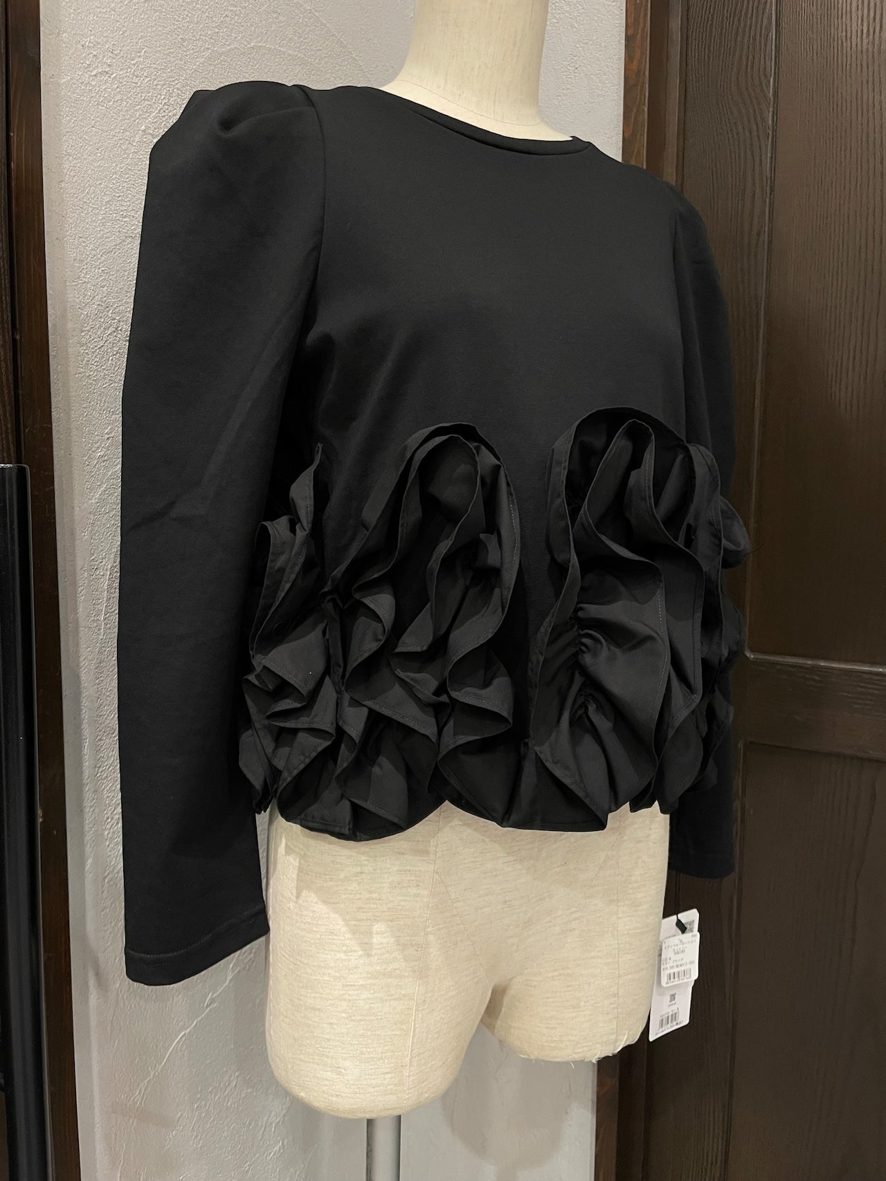 【PICCIN PERLA】裾フリルプルオーバー