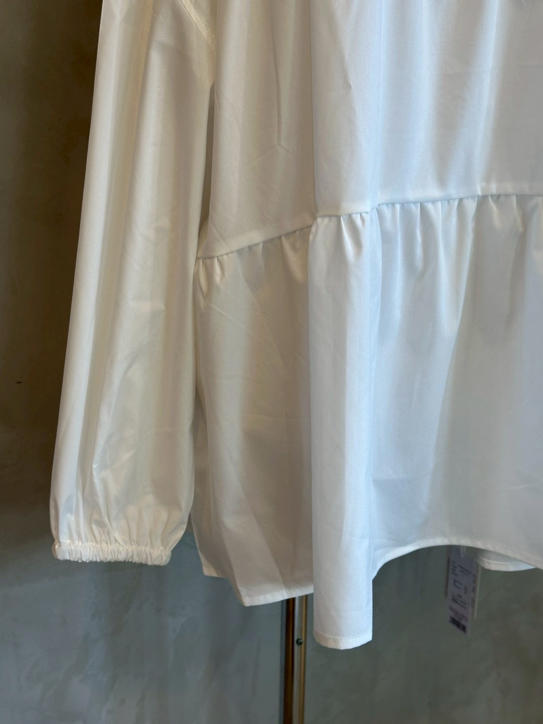 【botanical】ティアードチュニック長袖ブラウス