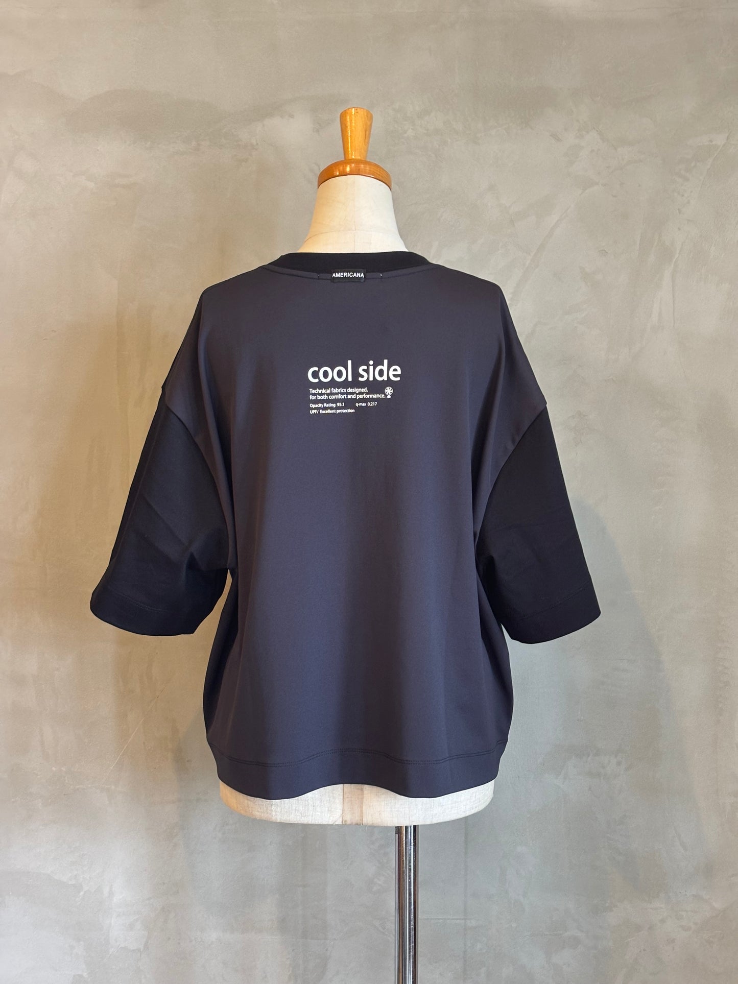 【AMERICANA】バック切替プリントTシャツ
