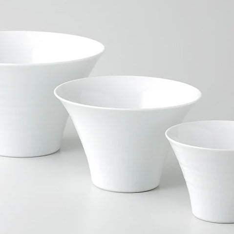 【長崎】波佐見焼　浜陶　いれこ碗小　ホワイト