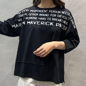 【MAISON MAVERICK PRESENTS】プリントロゴTシャツ