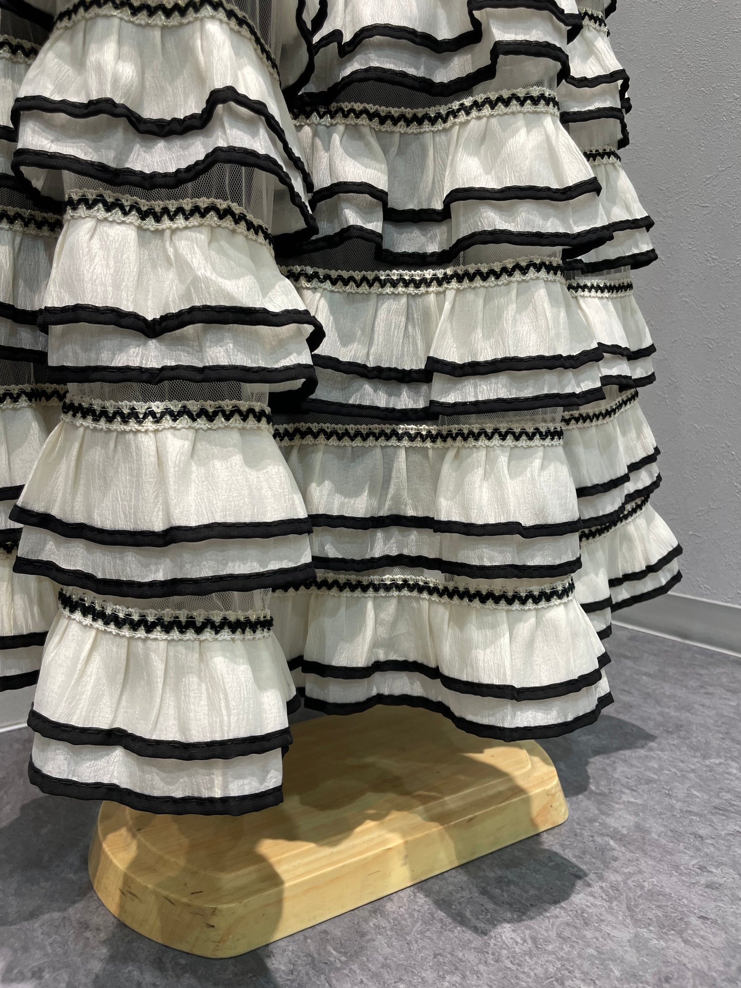 【botanical】フリルボーダースカート