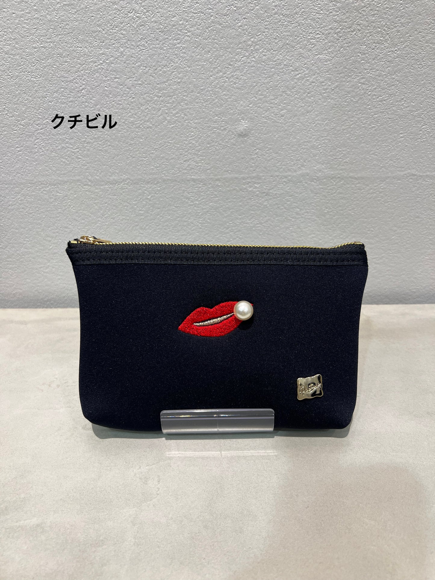 【Rapture】ネイプルズ モチーフ刺繍ポーチ -Sサイズ-