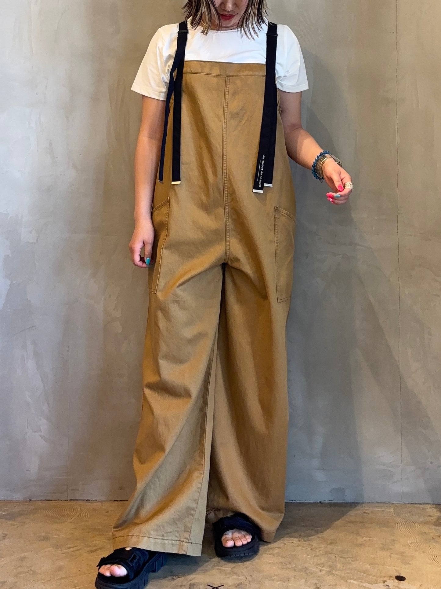 【ANTGAUGE】〈1点限り〉イージーサロペット