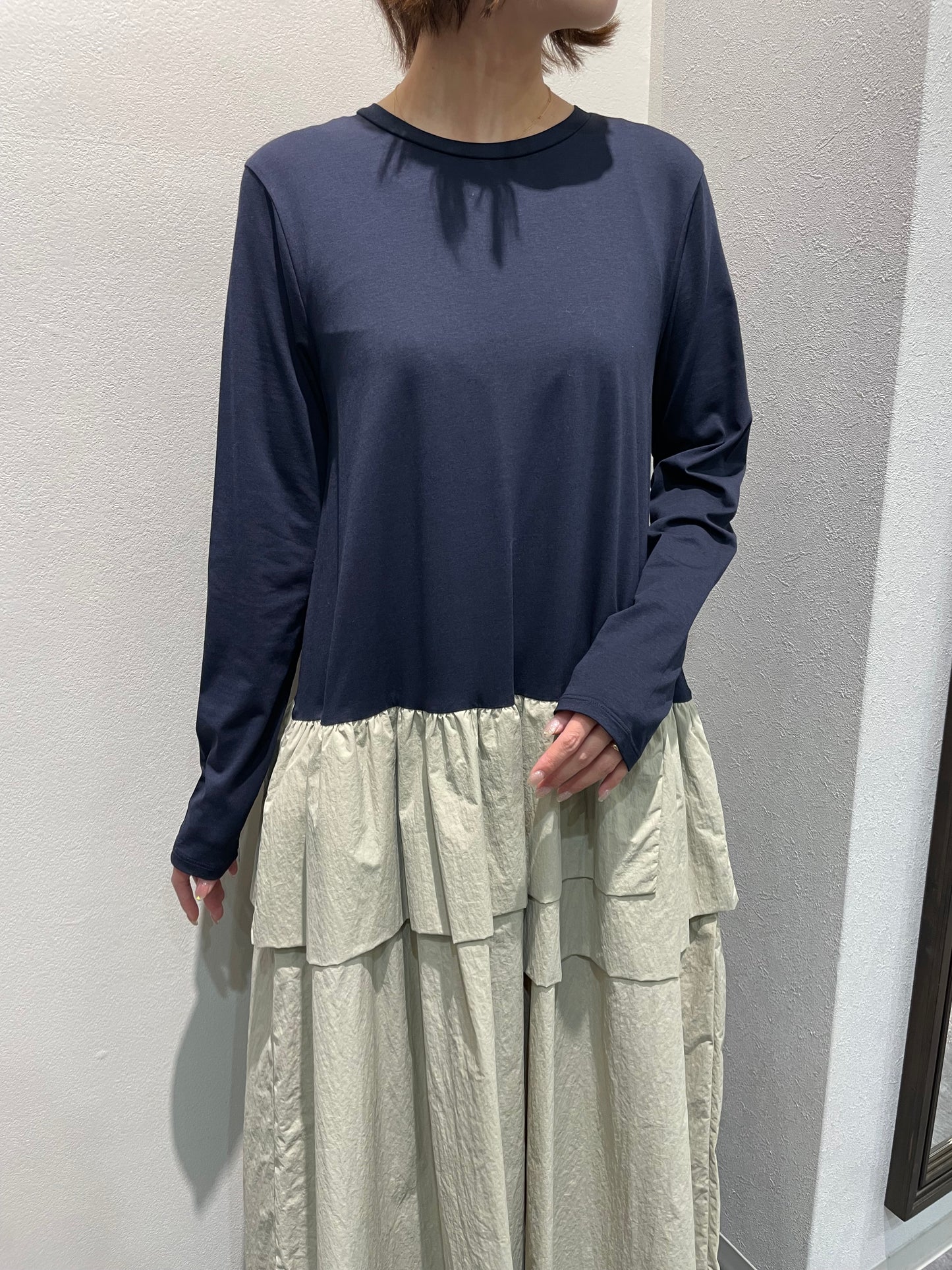 【Mewl】タフタドッキングワンピース