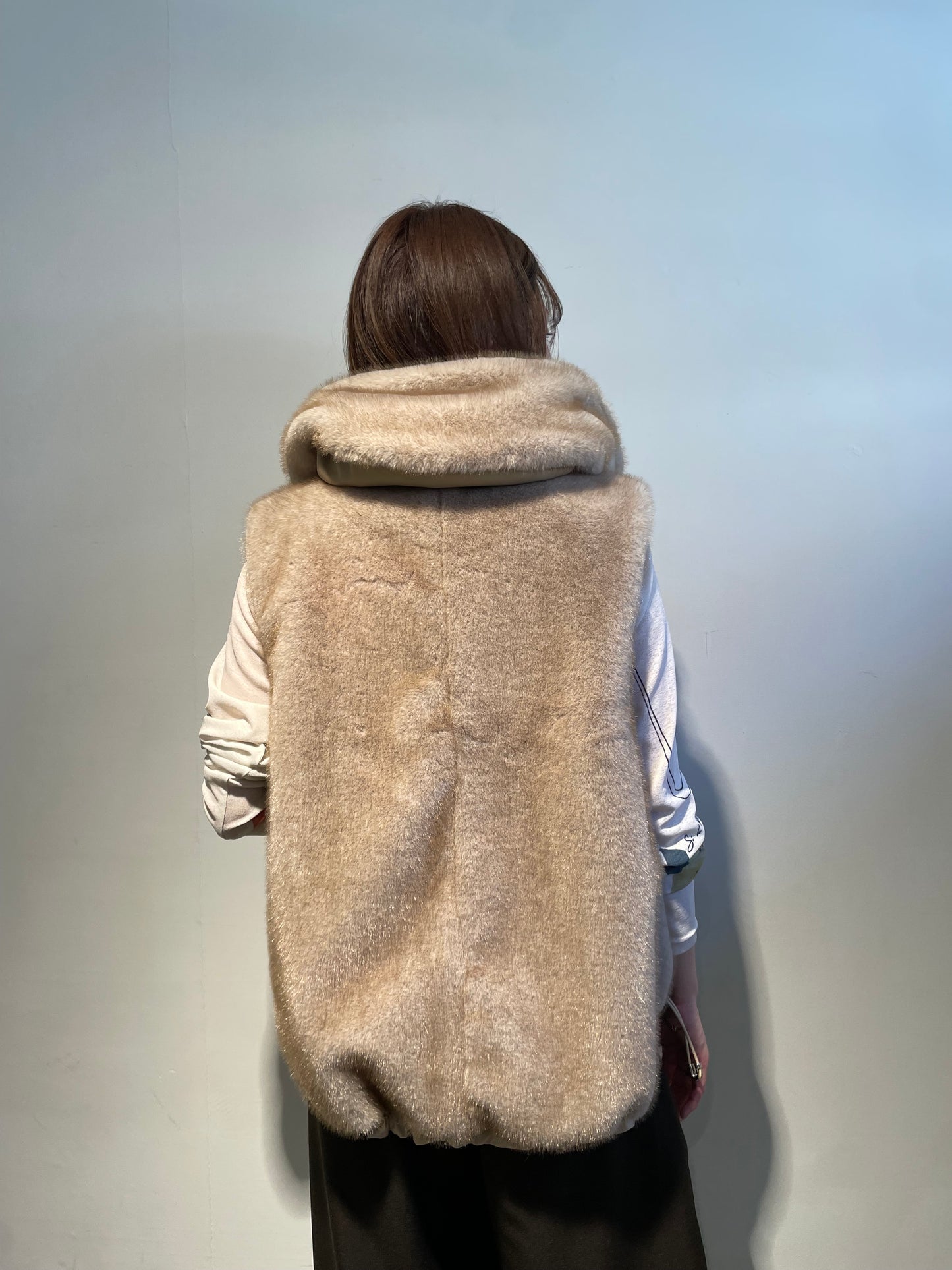 【予約商品】Eimee Law/ミンクファーフーディベスト