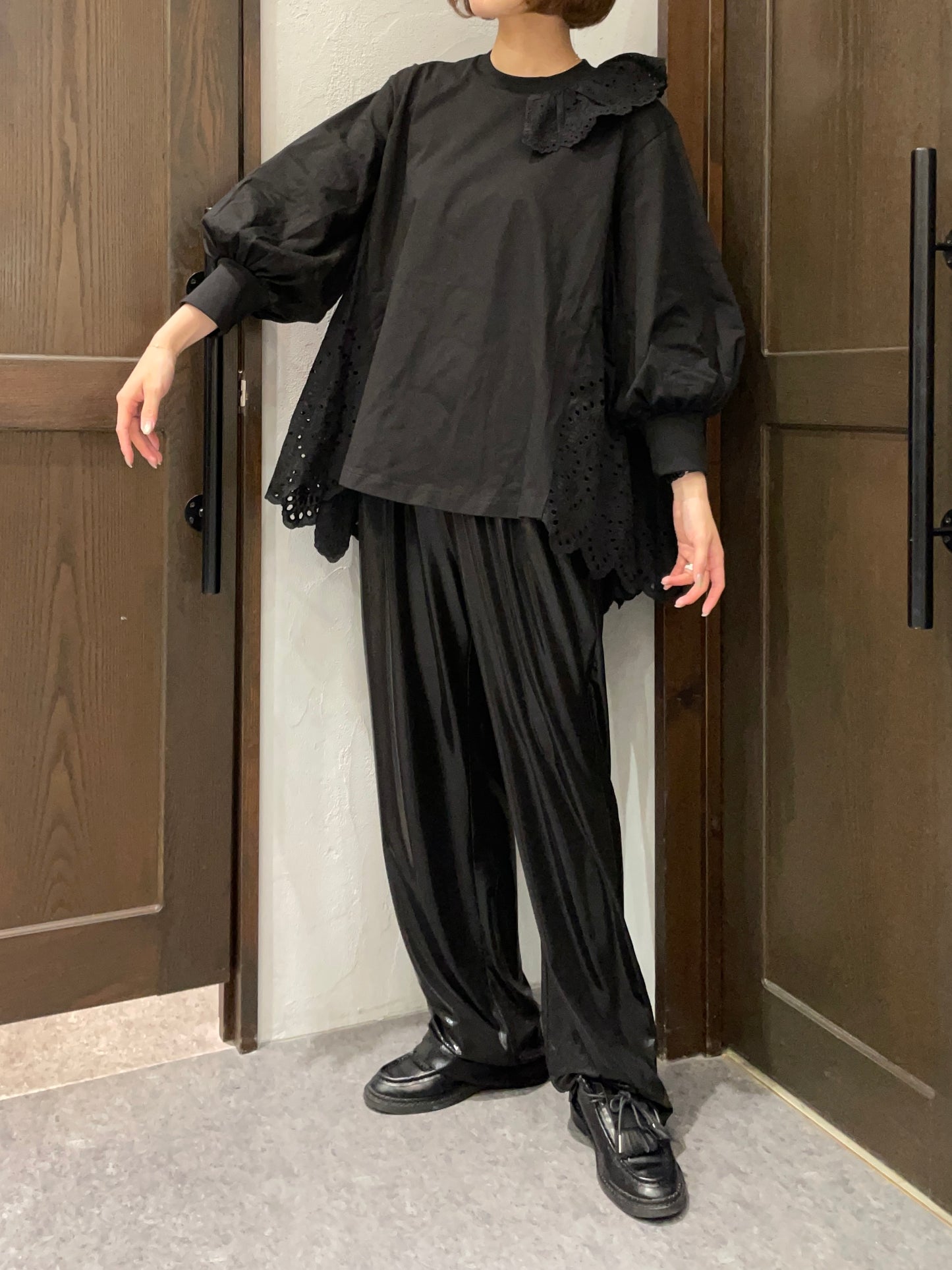 【THOMAS MAGPIE】レースフリルプルオーバー