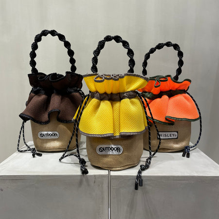 ❤未使用級❤RISLEY × OUTDOORコラボ リバーシブル 巾着バッグ迷彩 