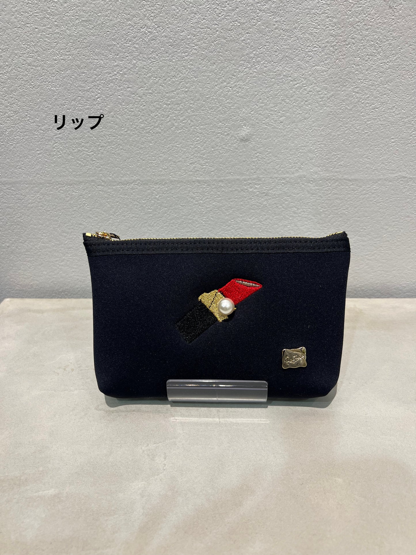 【Rapture】ネイプルズ モチーフ刺繍ポーチ -Sサイズ-