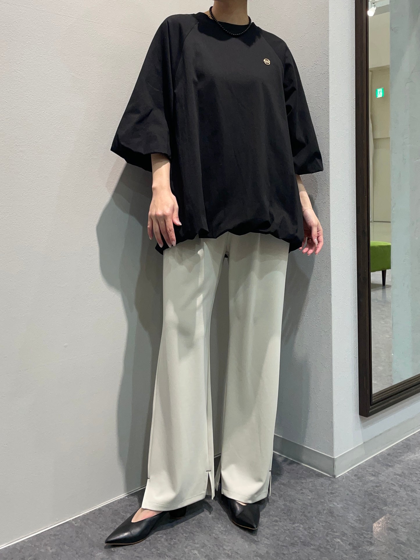 【YENN】バルーンチュニックカットソー