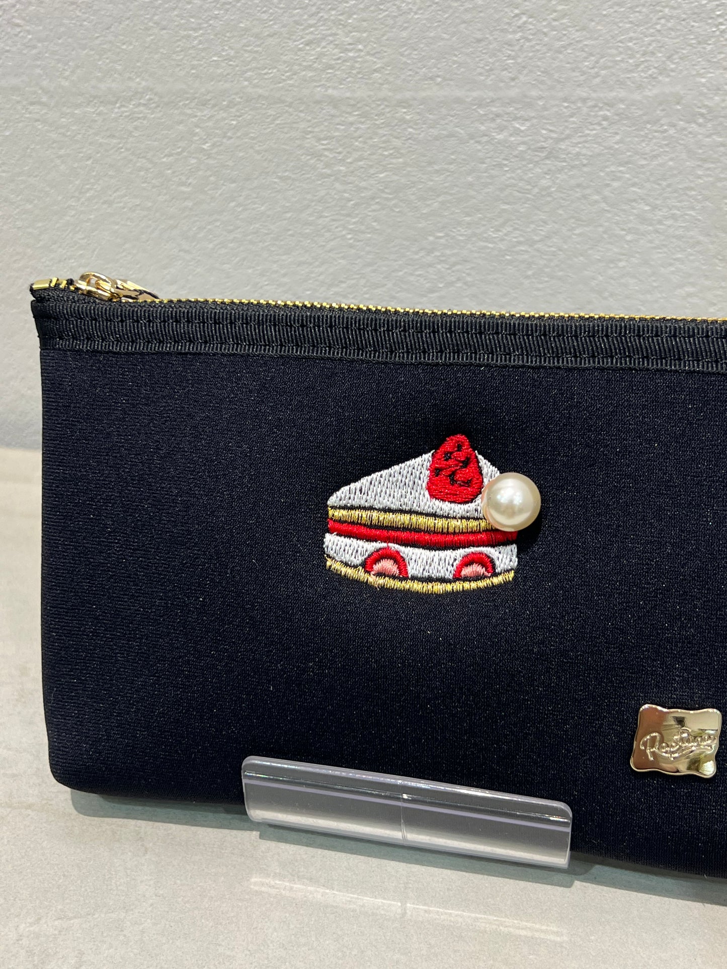 【Rapture】ネイプルズ モチーフ刺繍ポーチ -Sサイズ-