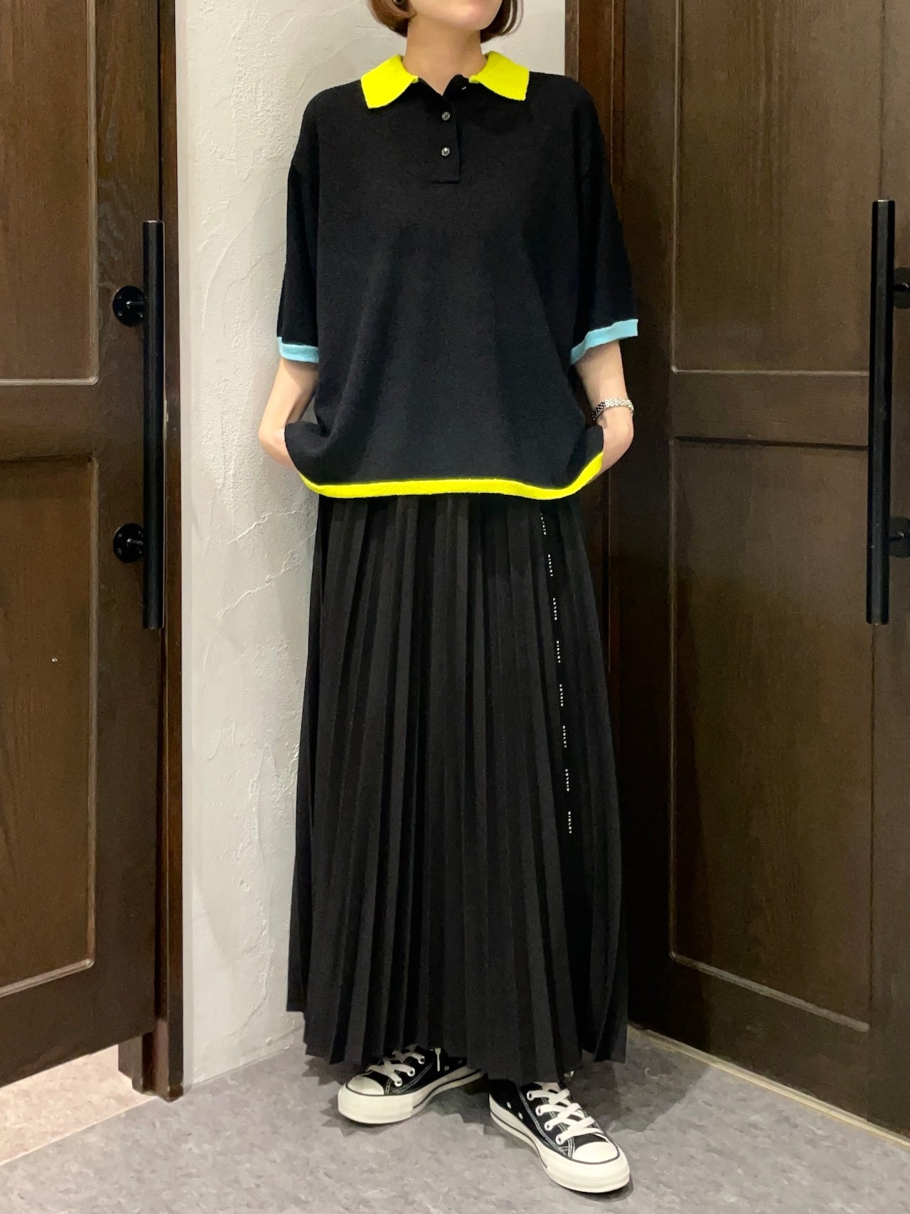 【THOMAS MAGPIE】 14G Plainニット