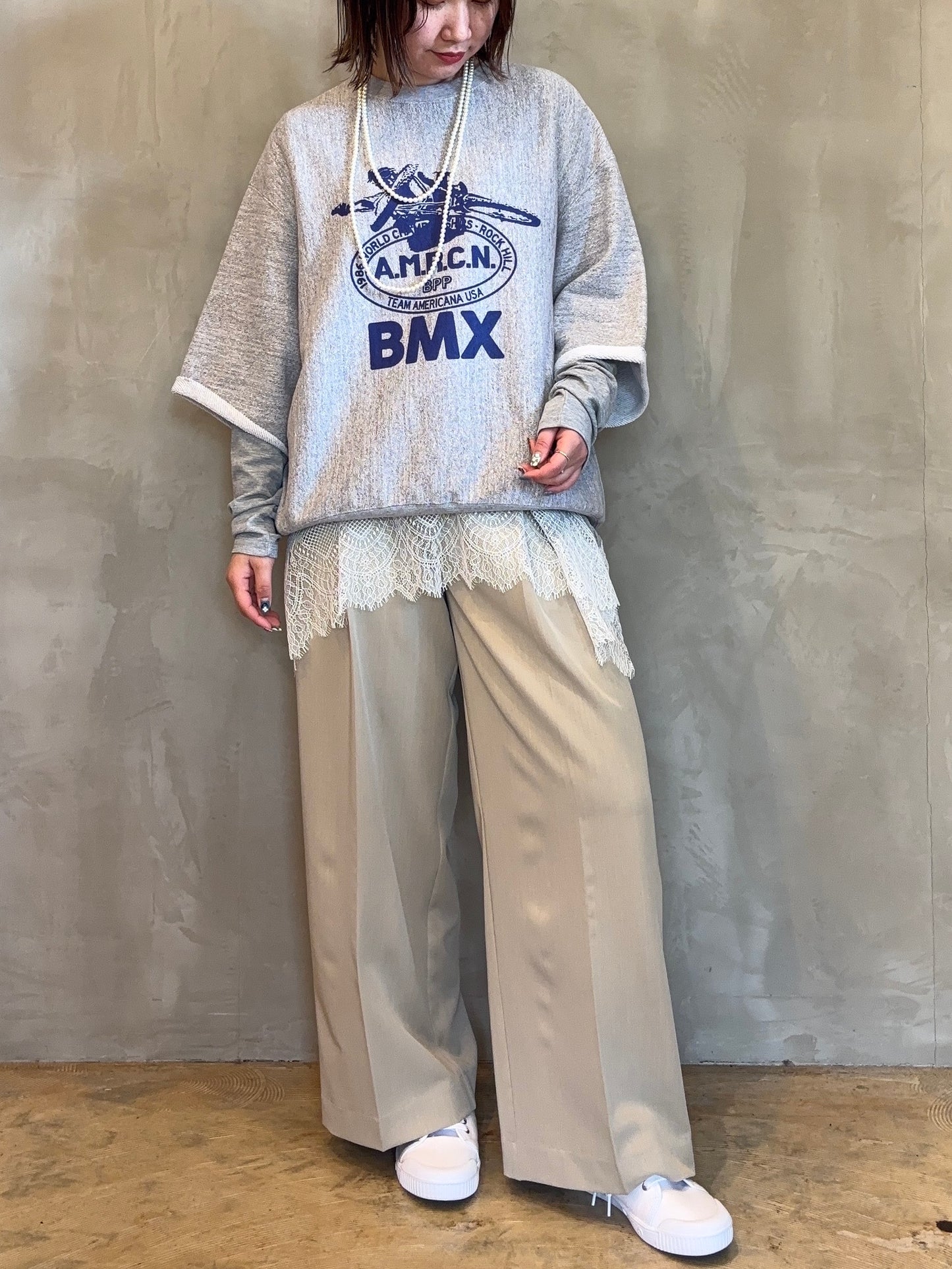 【AMERICANA】BMXリバースウィーブスウェット