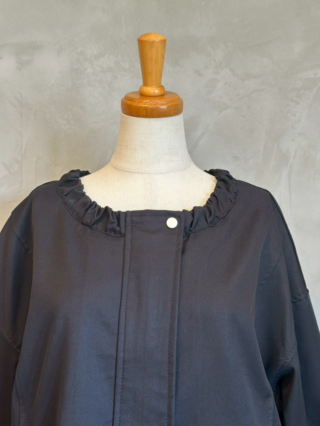 【botanical】ギャザーネックブルゾン