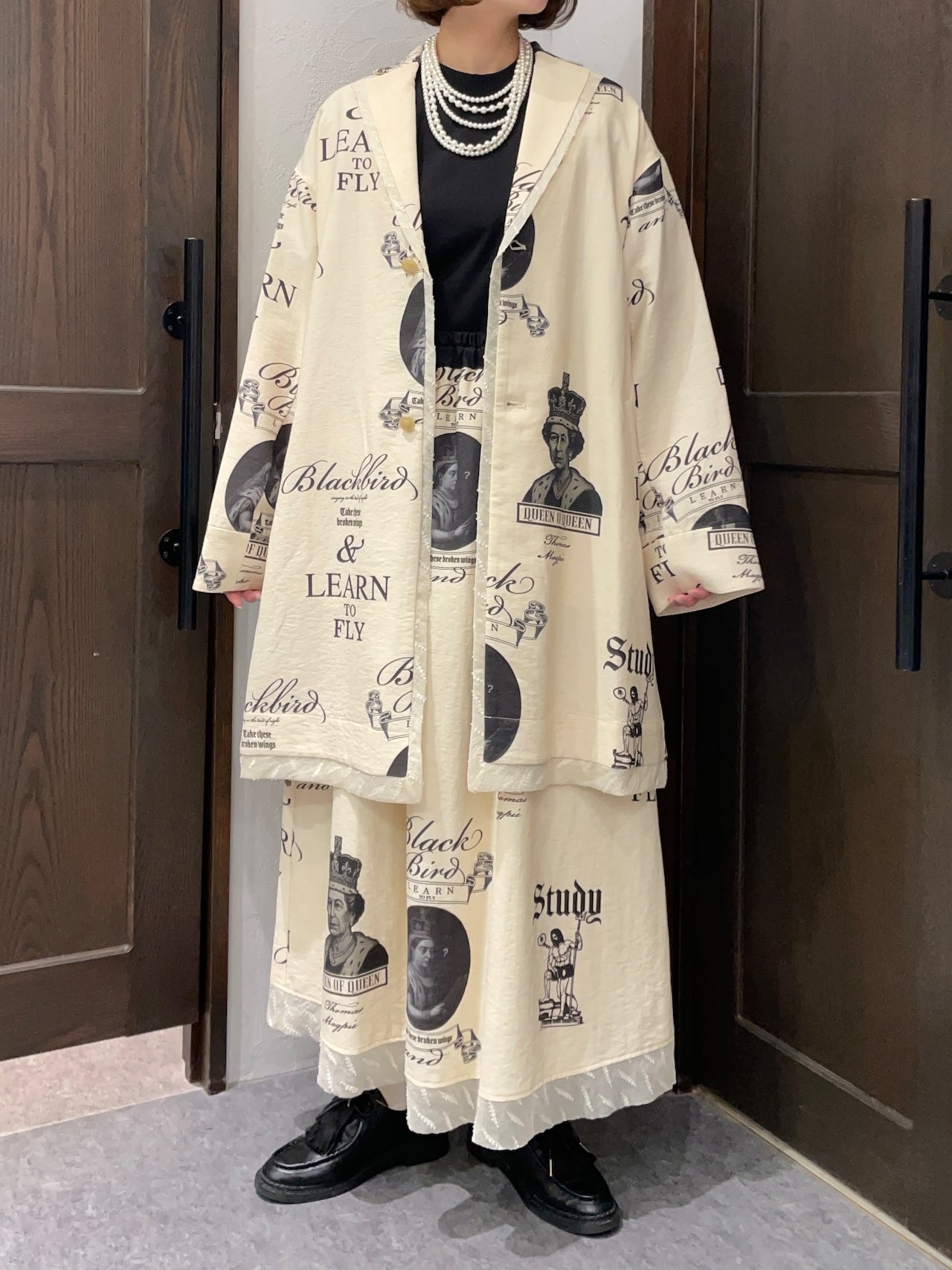 【THOMAS MAGPIE】オリジナルプリントコート