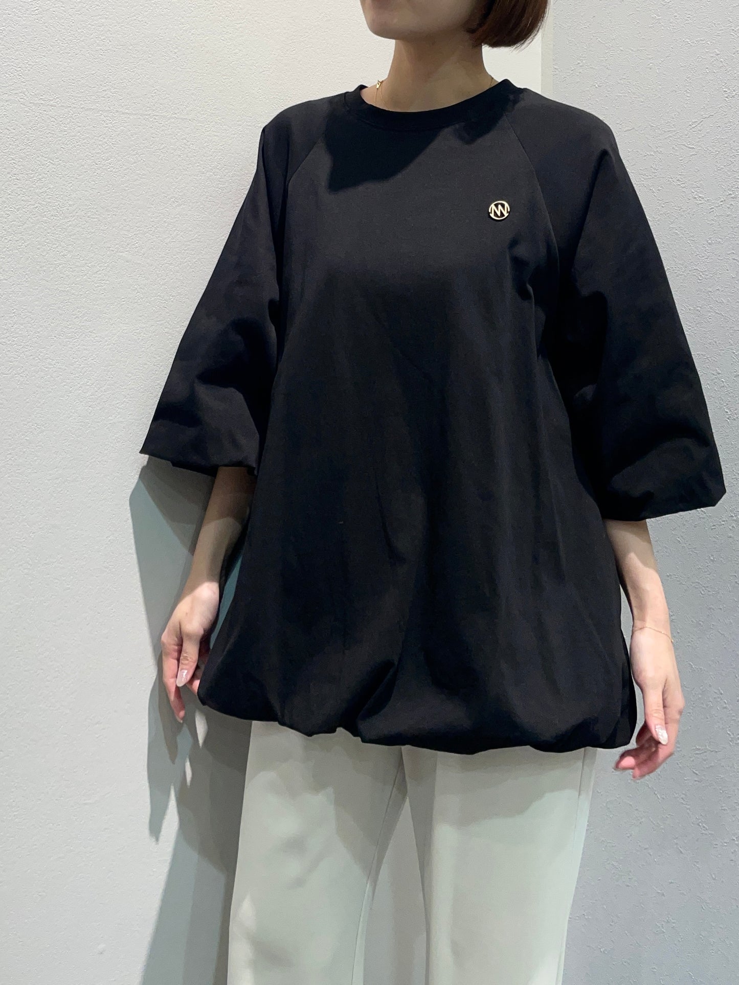 【YENN】バルーンチュニックカットソー